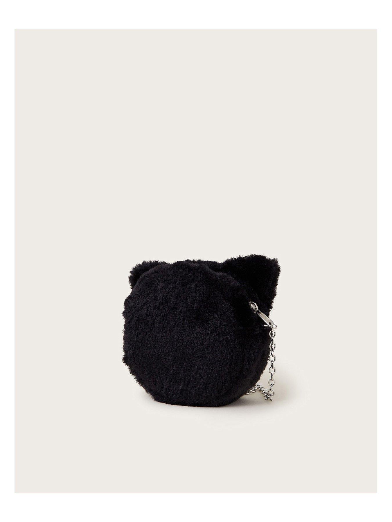 monsoon-girls-round-faux-fur-cat-bag-blackback