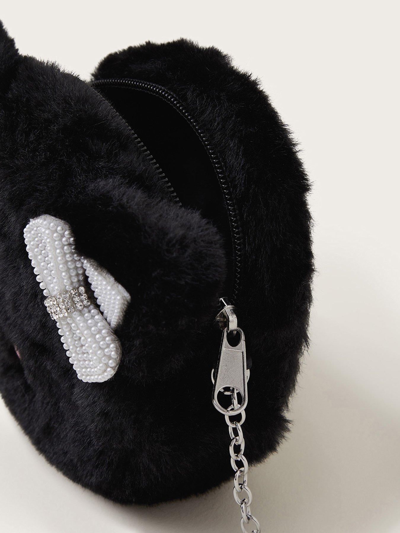 monsoon-girls-round-faux-fur-cat-bag-blackdetail