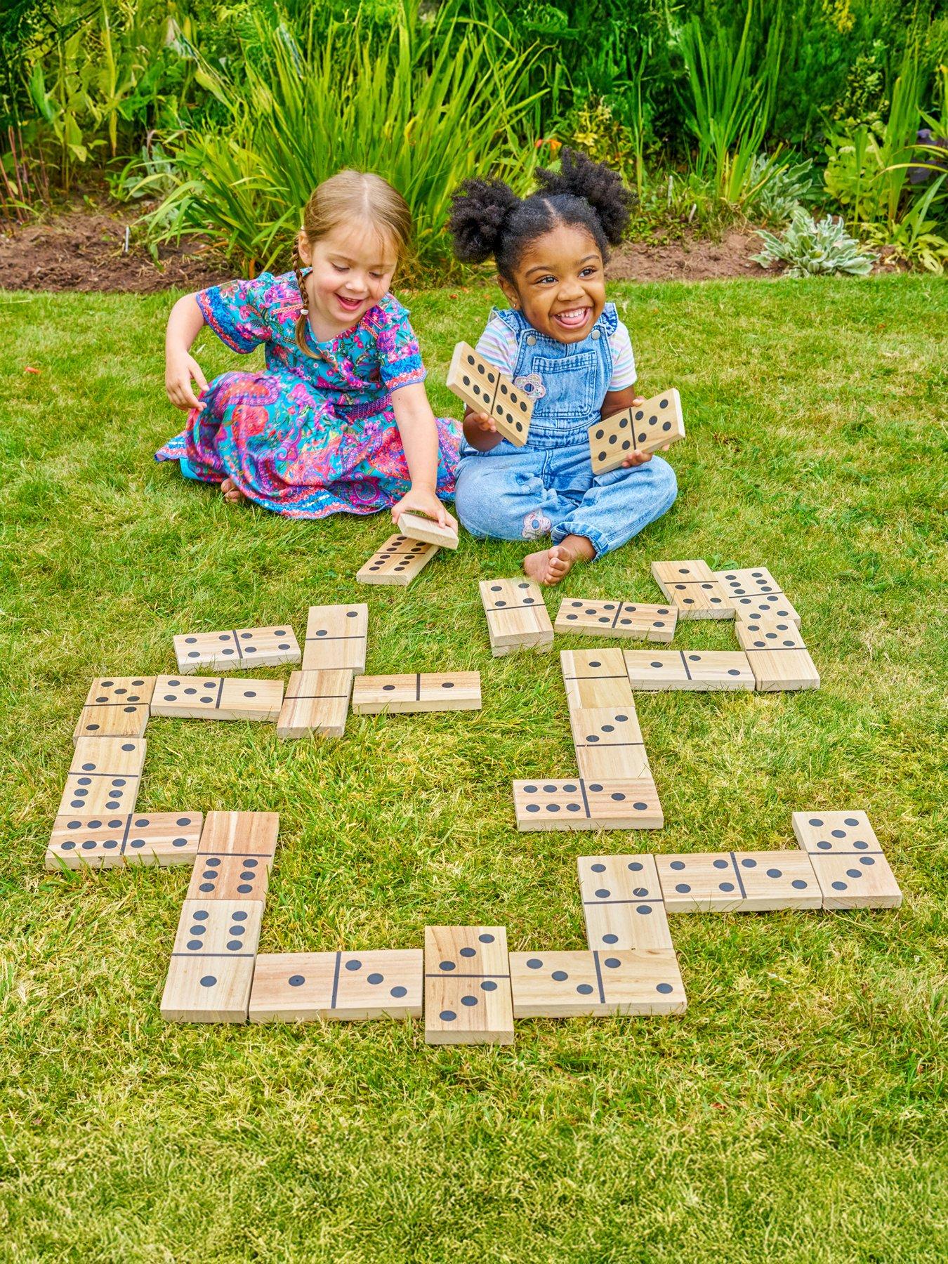 Image 1 of 7 of TP Wooden Giant Dominoes Set