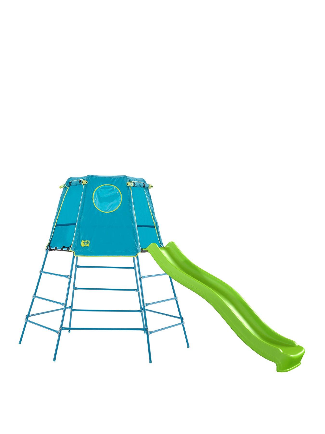undefined Explorer Metal Climbing Frame Set  &  Slide: Blue Edition