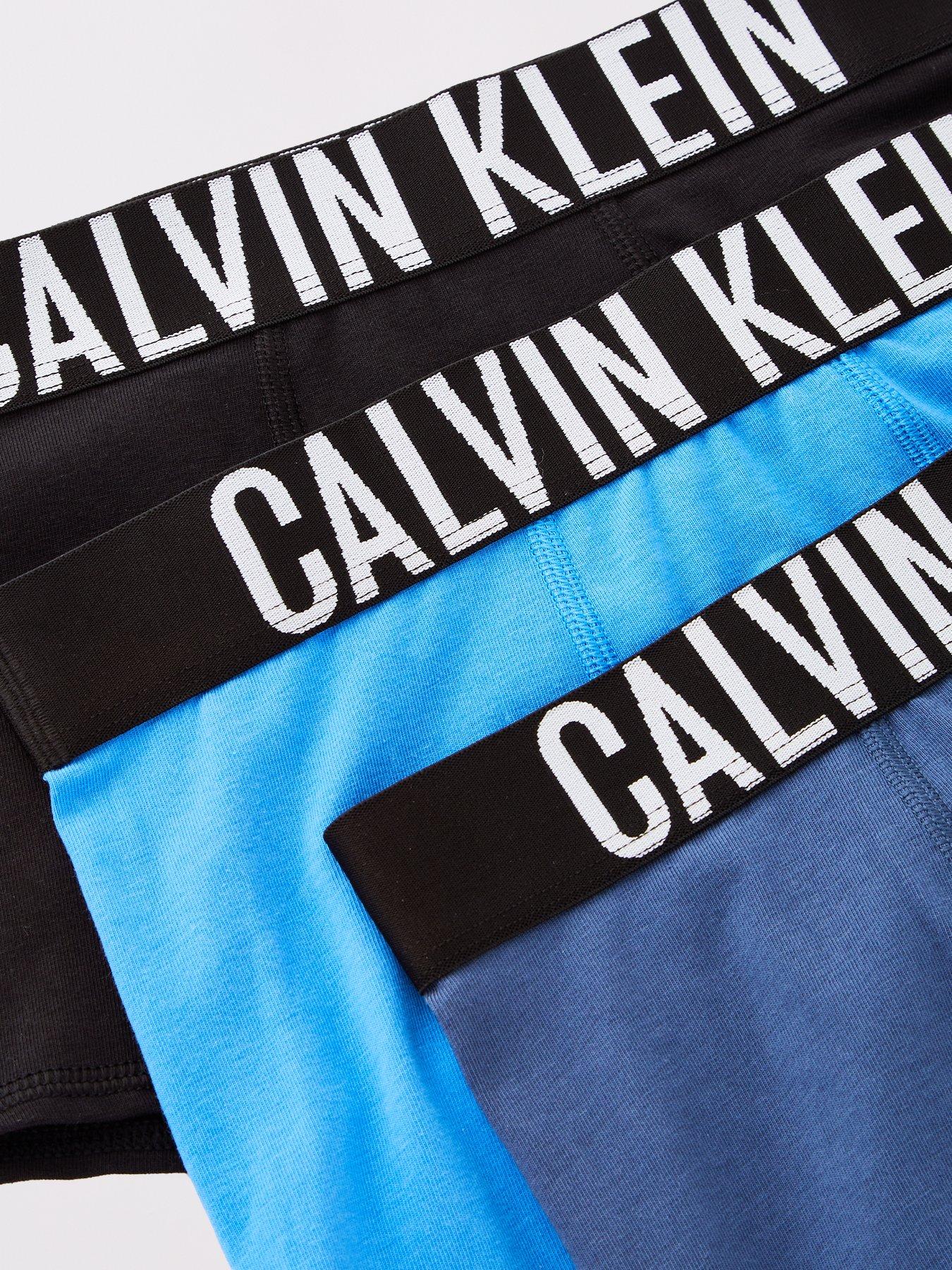 Image 5 of 5 of Calvin Klein Boys 3 Pack Intense Power Trunk - Multi