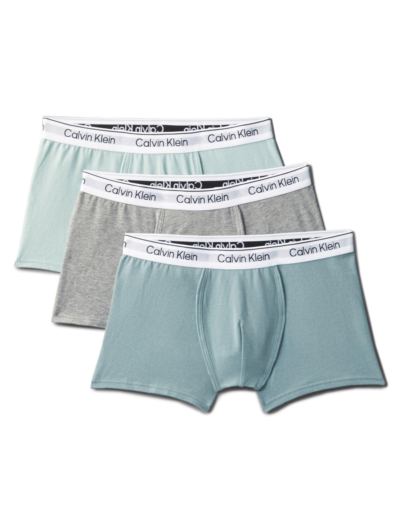 Image of Calvin Klein Boys 3 Pack Modern Cotton Trunk - Multi
