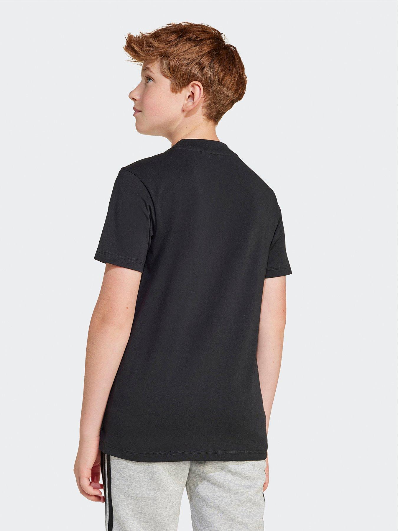 Image 2 of 5 of adidas Sportswear Junior Boys Essentials T-Shirt - Black
