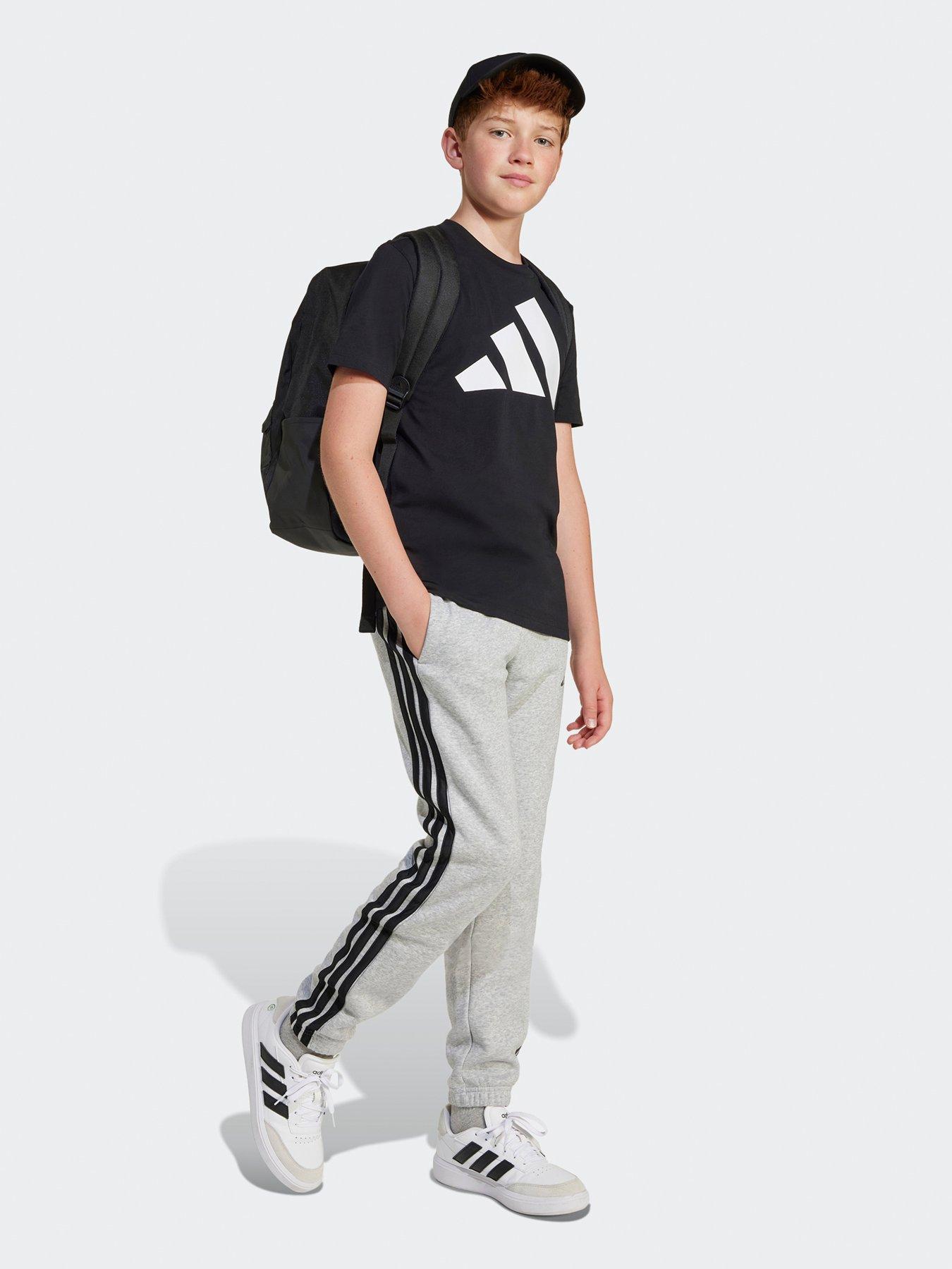 Image 3 of 5 of adidas Sportswear Junior Boys Essentials T-Shirt - Black