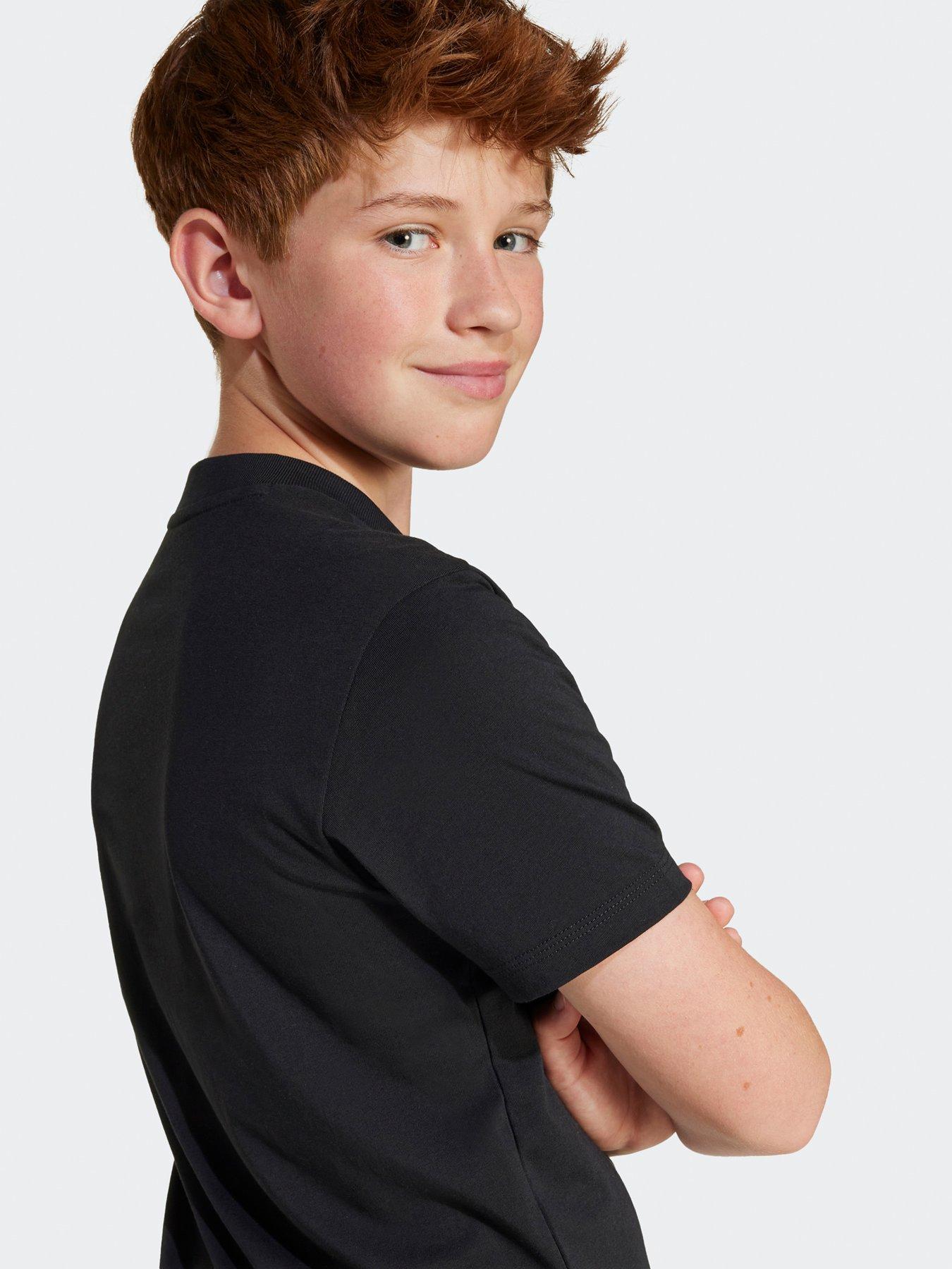 Image 5 of 5 of adidas Sportswear Junior Boys Essentials T-Shirt - Black