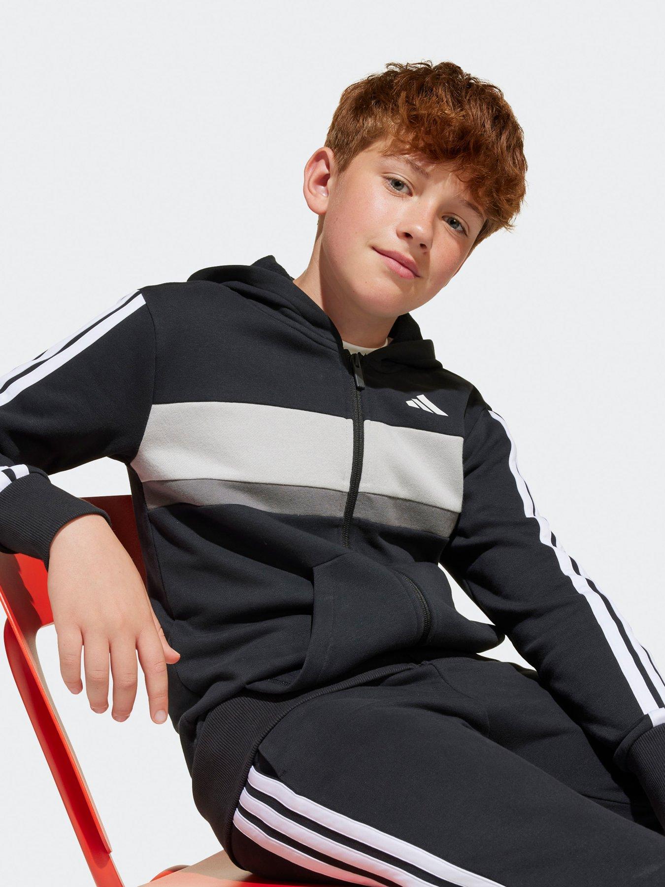 adidas-sportswear-junior-boys-seasonal-essentials-tiberio-3-stripes-fleece-track-suit-blackdetail