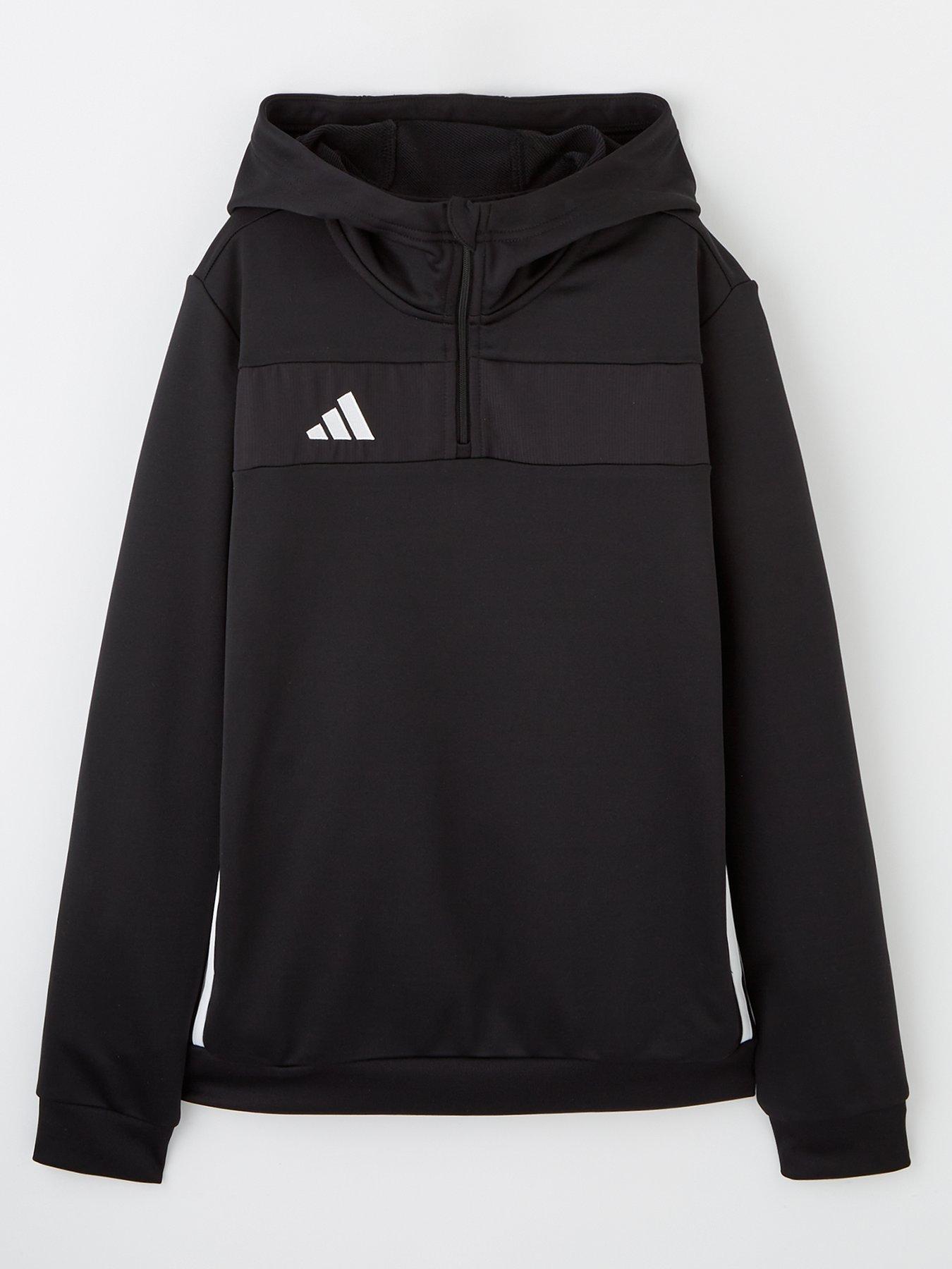 adidas Youth Tiro Essentials Hoodie - Black