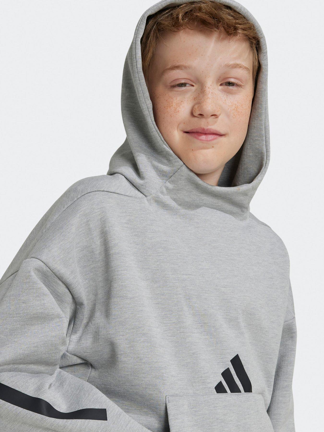 adidas-sportswear-junior-boys-zne-hoodie-greydetail