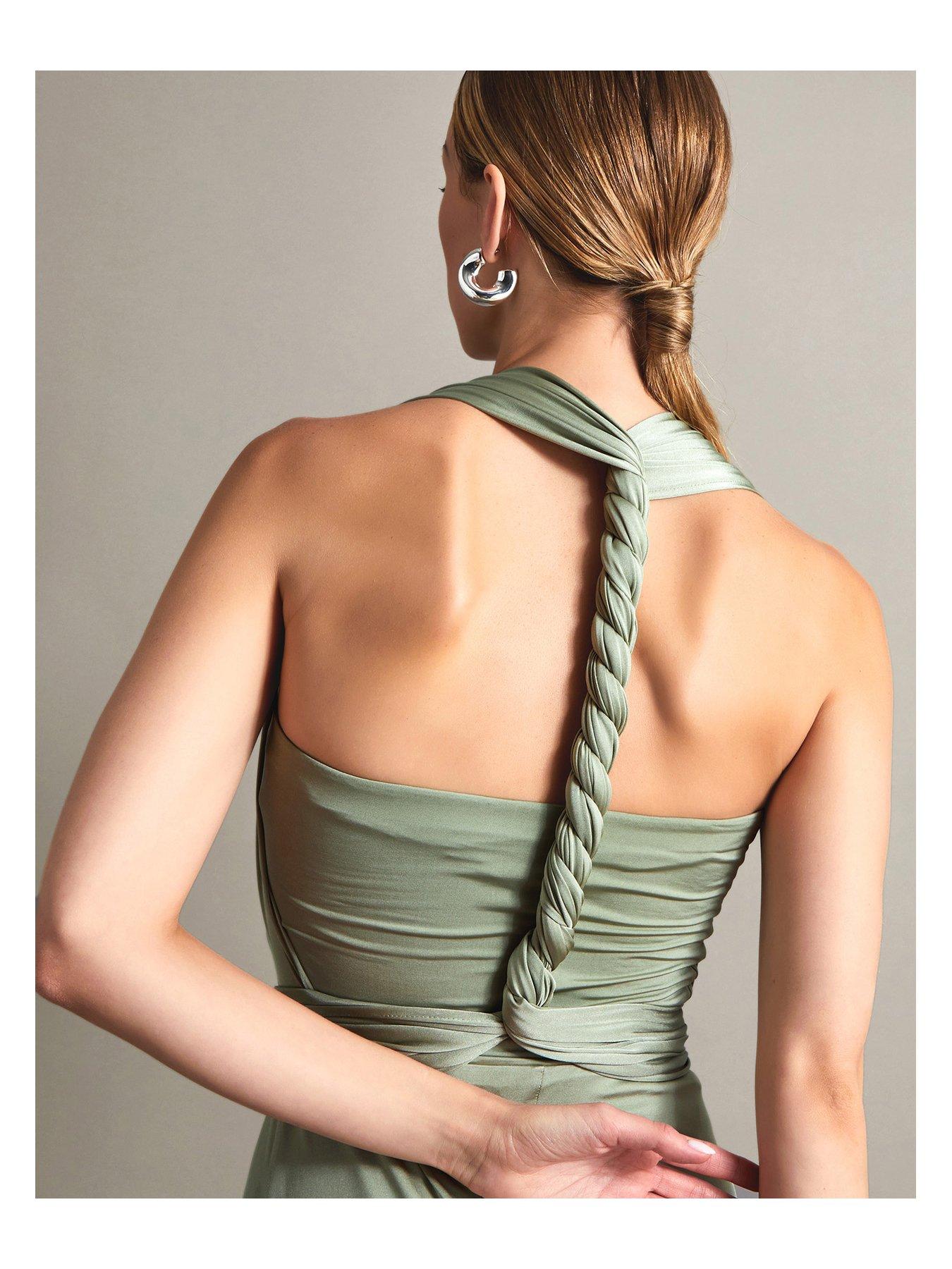 princess polly baby blue dress Bottle Green Imultiway Bridesmaid Dress: Handmade, Prom Dress, Evening Gown