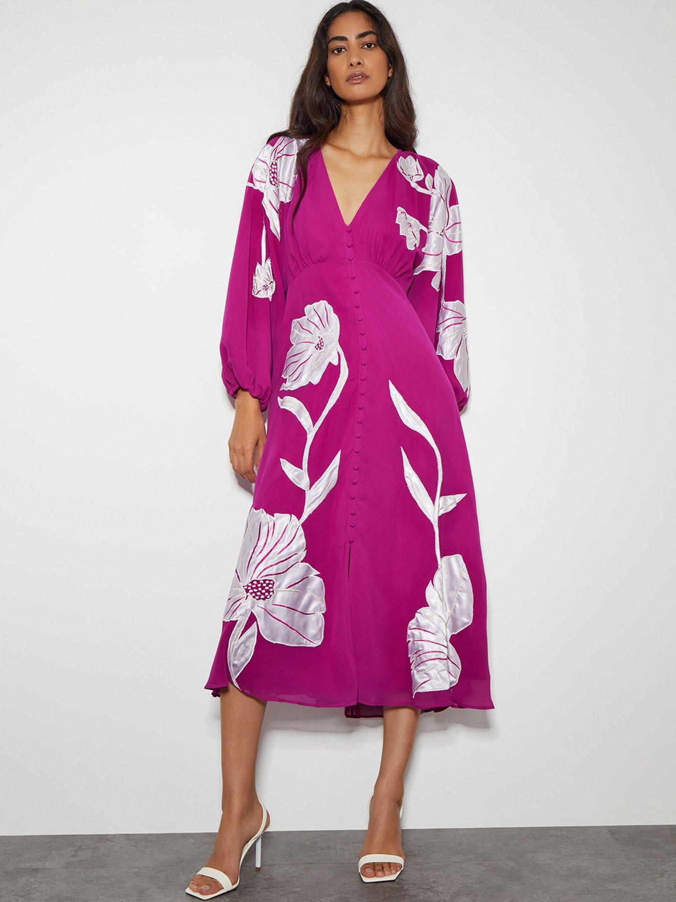 Wrap tea dress midi hotsell