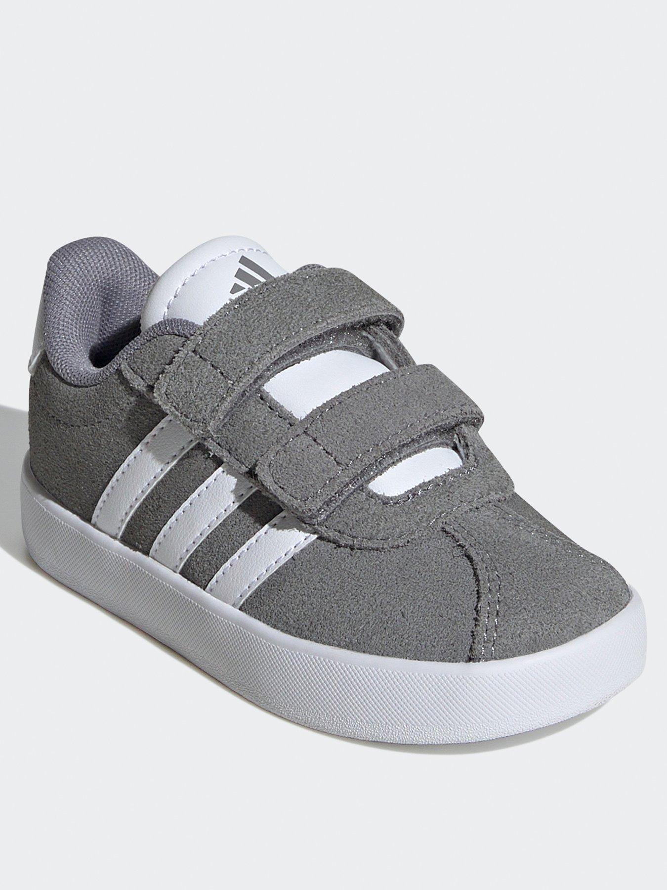 adidas-sportswear-infant-unisex-vl-court-30-shoes-greystillFront