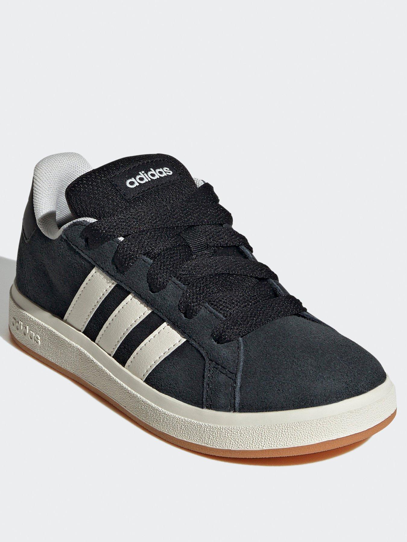 adidas-sportswear-kids-unisex-grand-court-00s-shoes-kids-blackstillFront