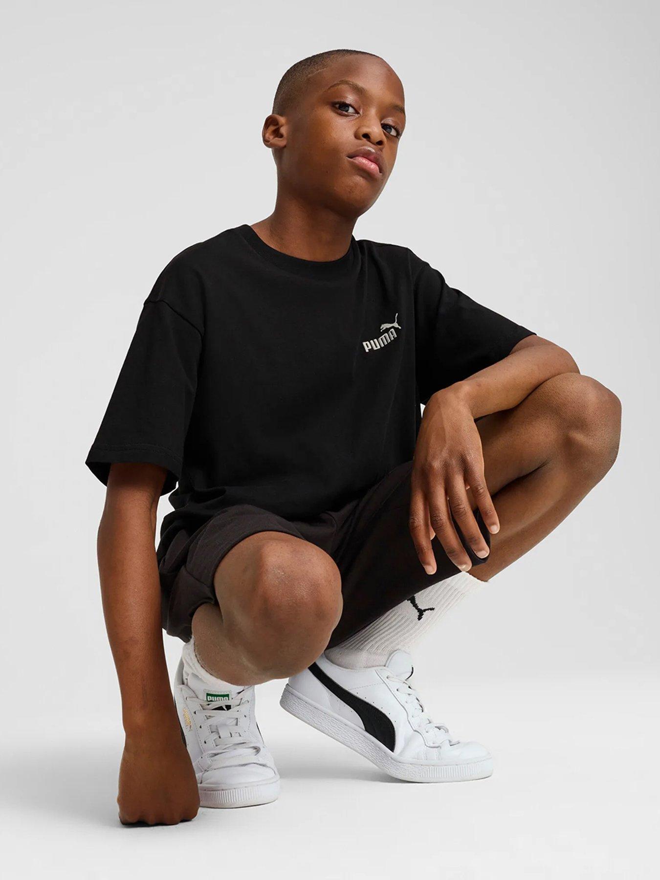 Image 2 of 5 of Puma Junior Boys Small Logo T-Shirt - Black