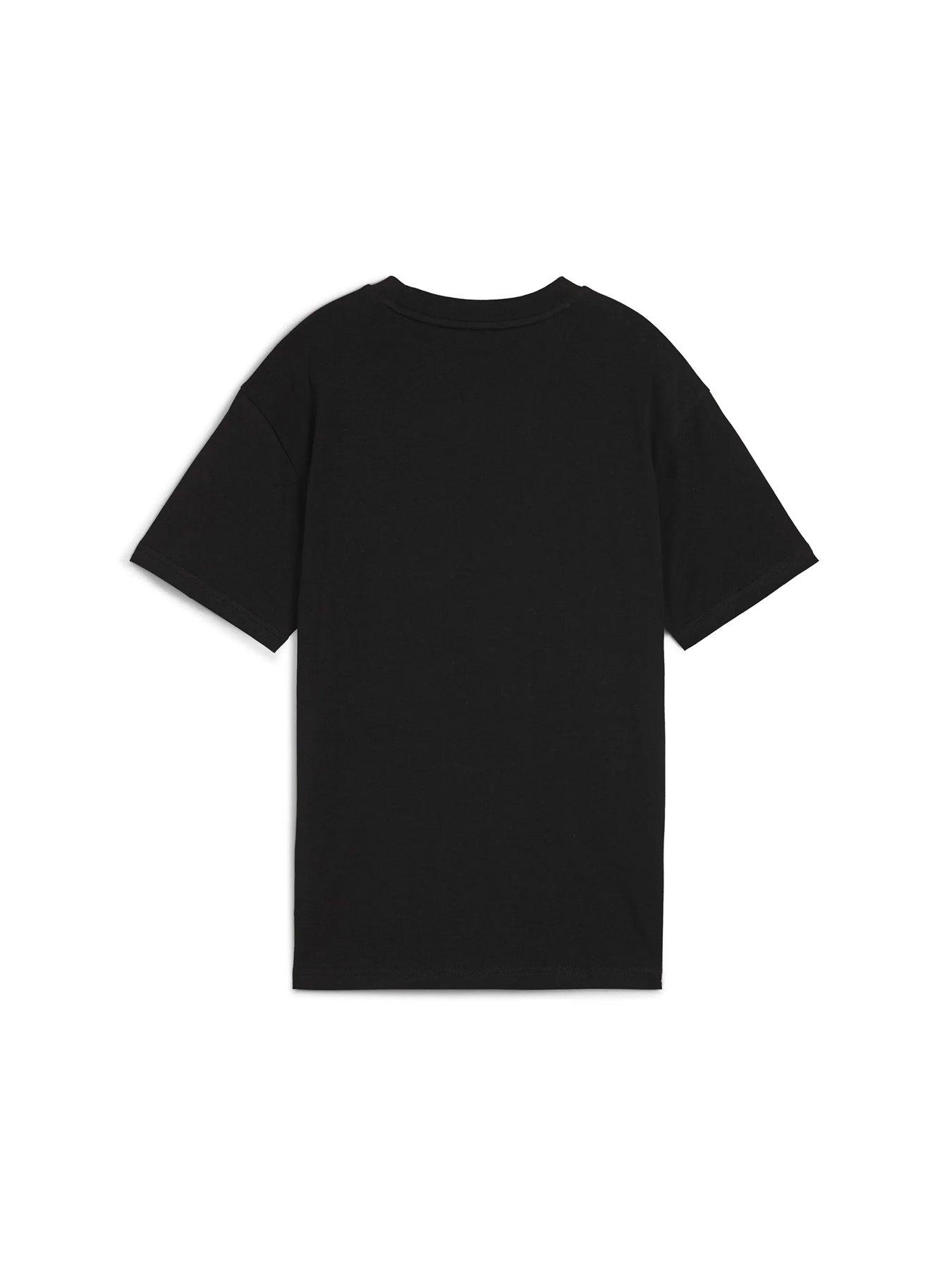 Image 5 of 5 of Puma Junior Boys Small Logo T-Shirt - Black