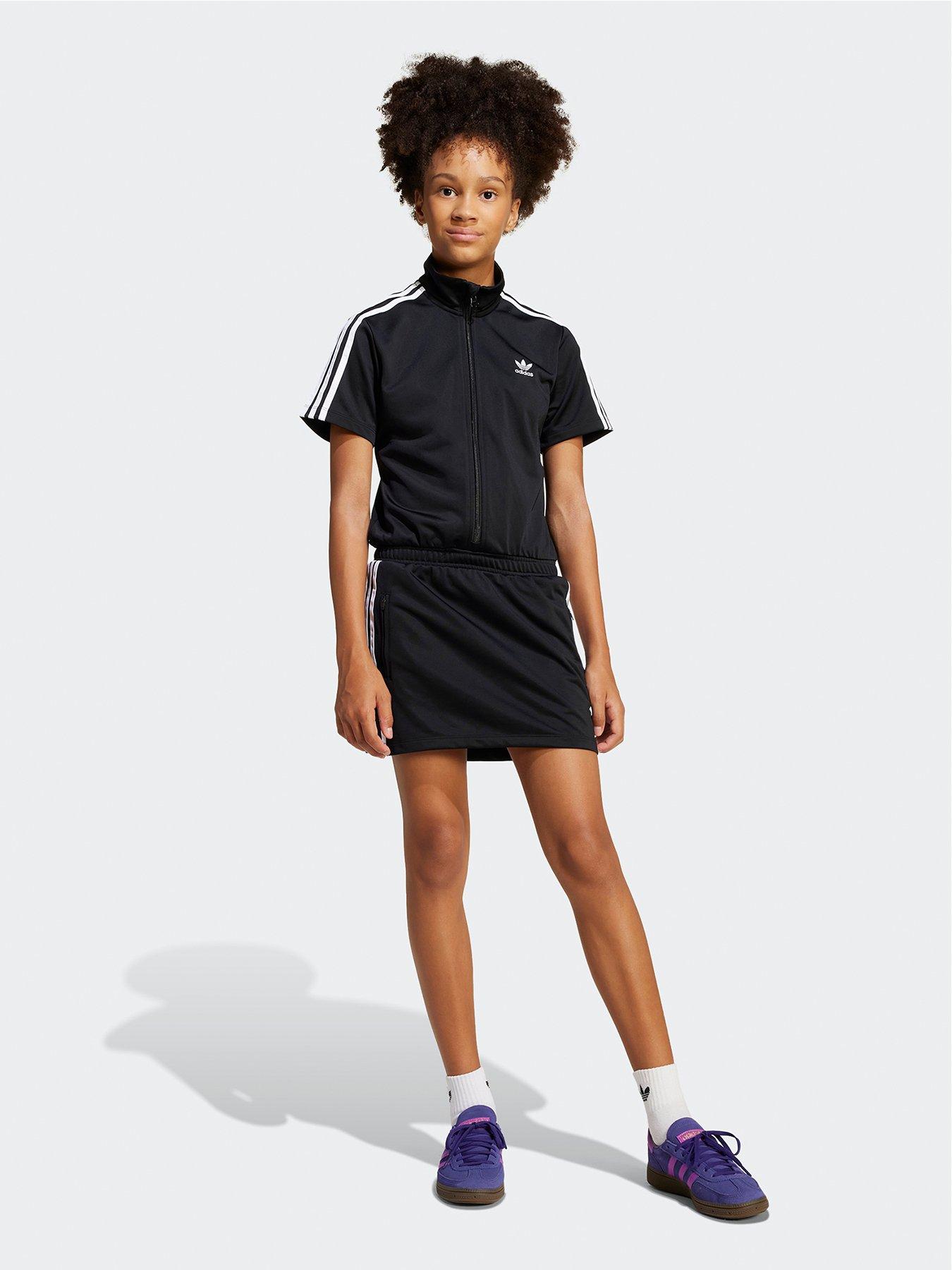 adidas Originals Junior Girls Firebird Dress - Black