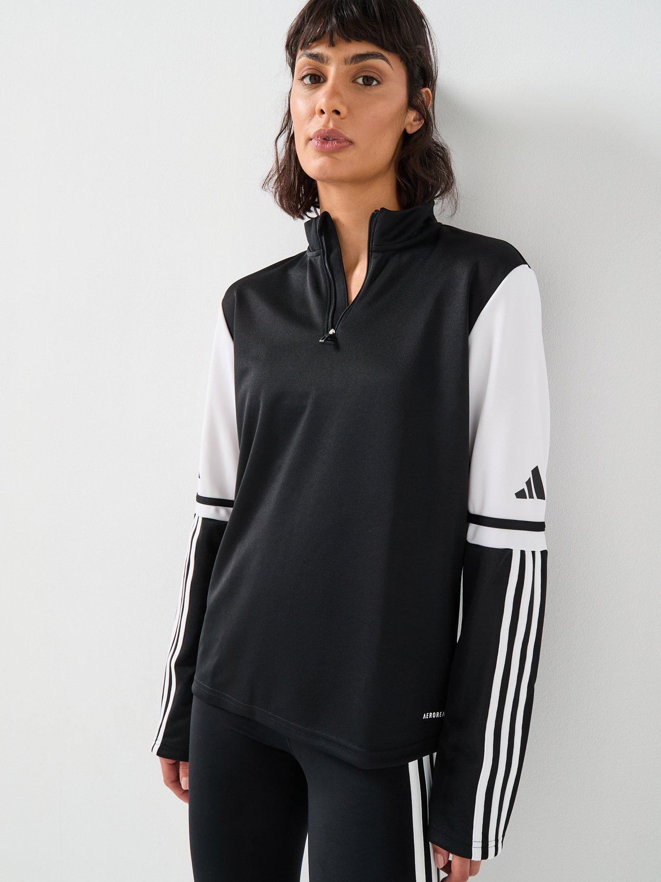 Image 1 of 6 of adidas Womens Football Squadra 25 Training 1/4 Zip Top - Black