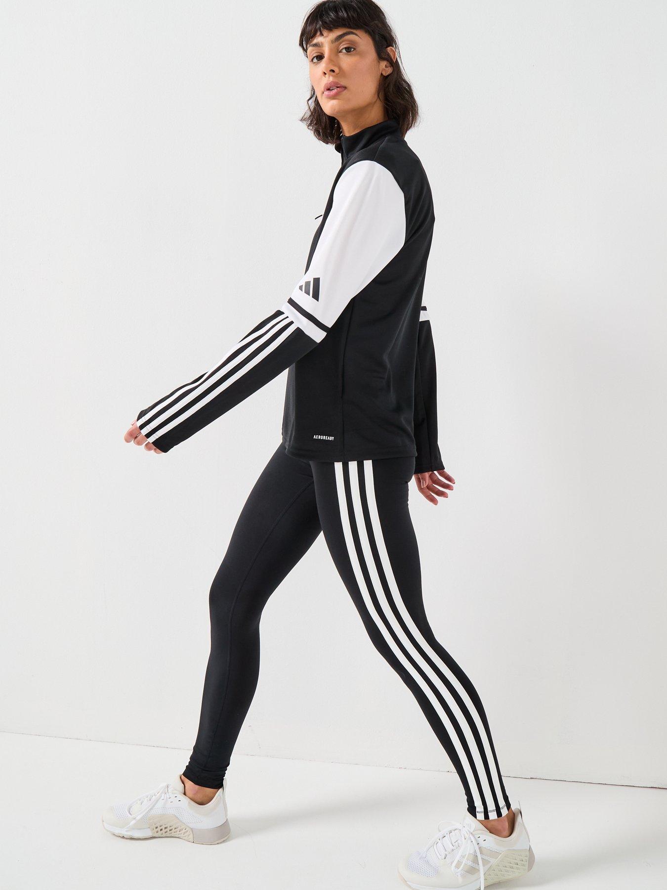 Image 3 of 6 of adidas Womens Football Squadra 25 Training 1/4 Zip Top - Black