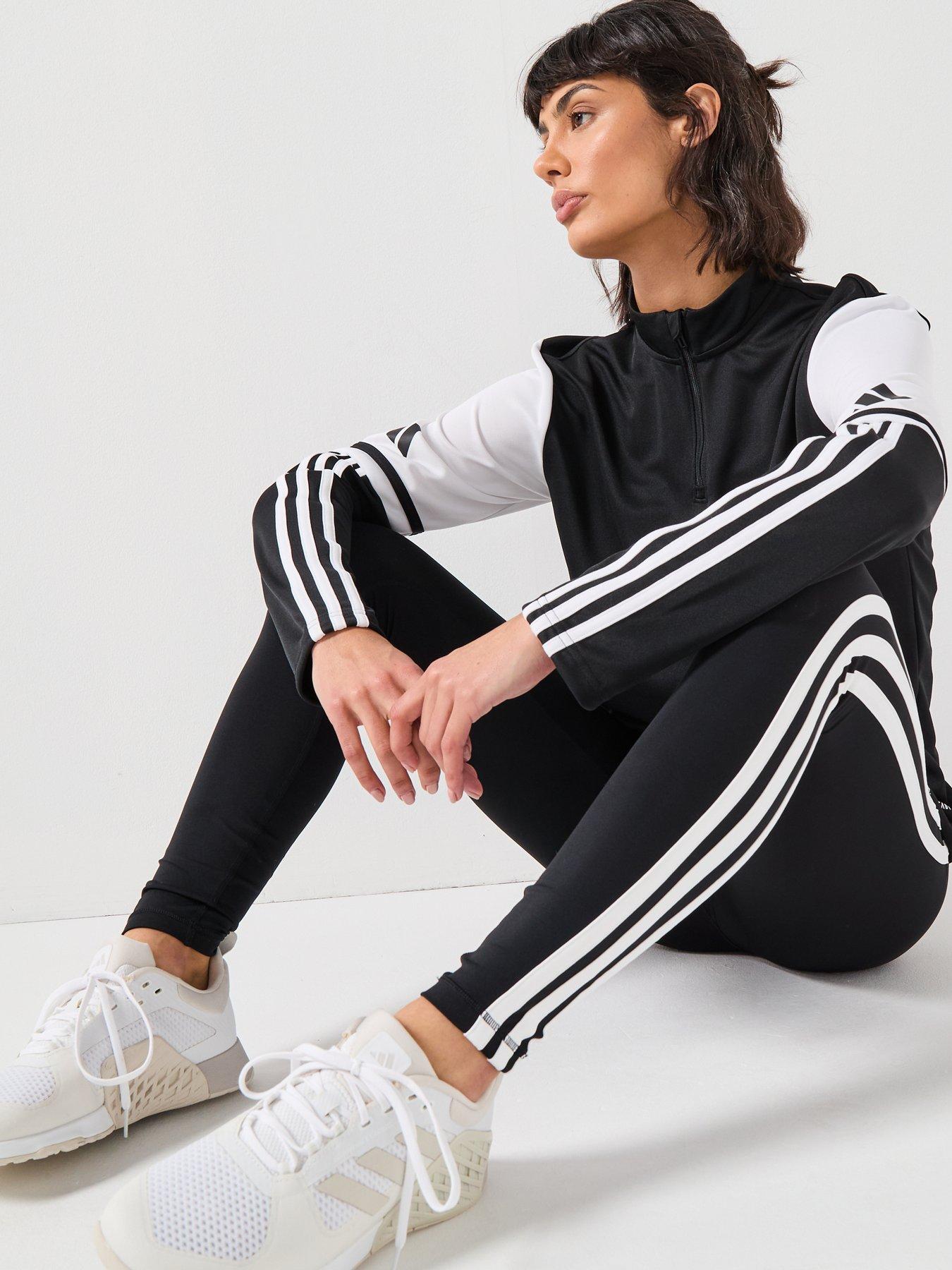 Image 4 of 6 of adidas Womens Football Squadra 25 Training 1/4 Zip Top - Black