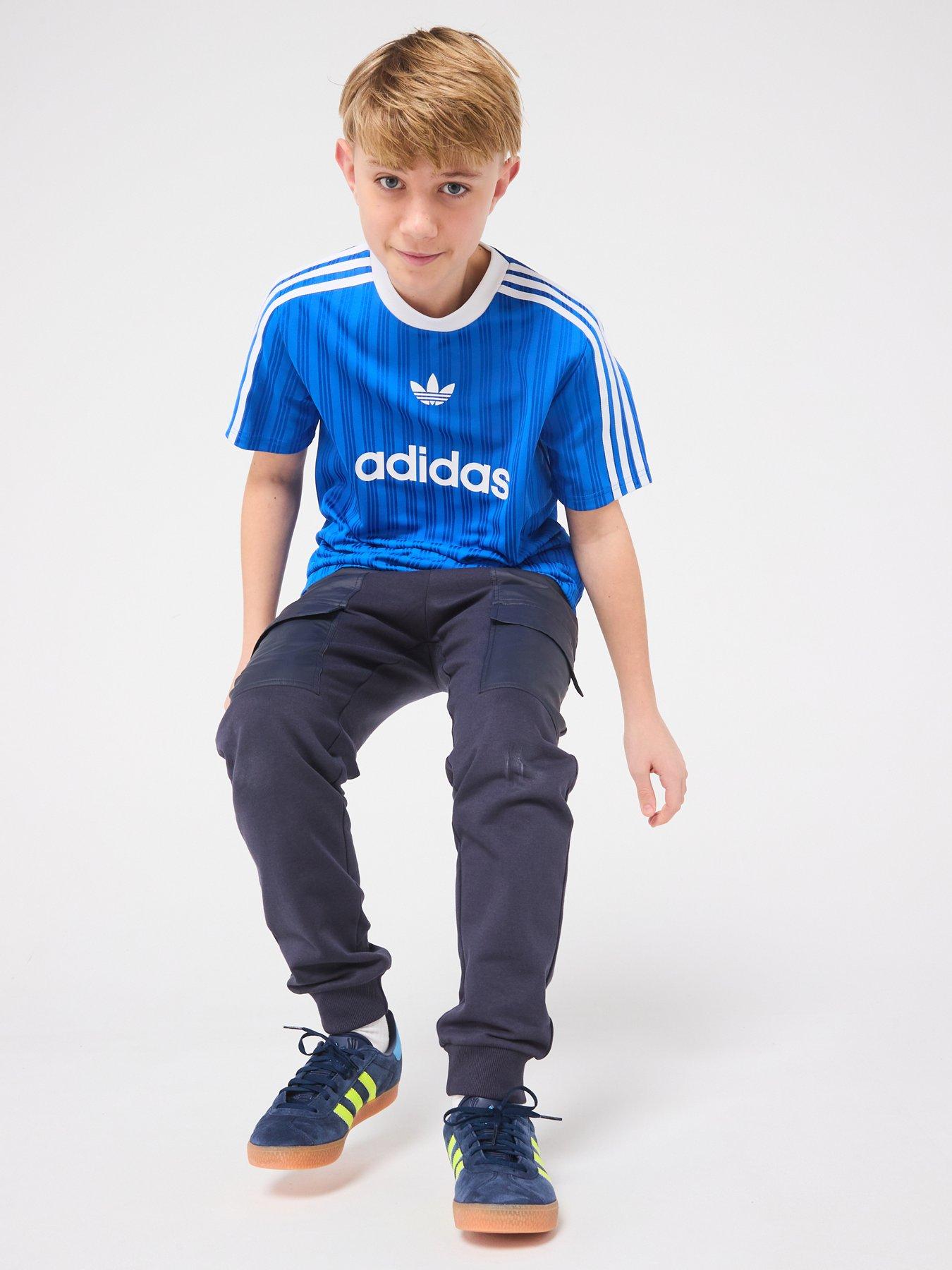 Image of adidas Originals Junior Boys Adicolor T-Shirt - Blue