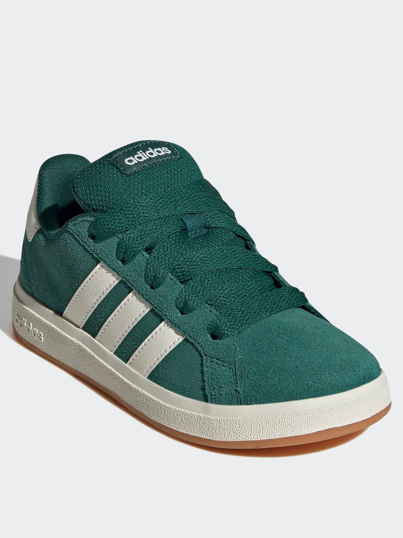 adidas-sportswear-kids-unisex-grand-court-00s-shoes-kids-greenstillFront