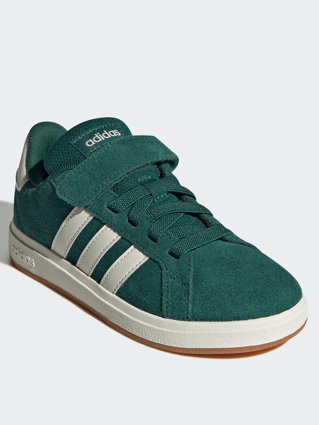 adidas-sportswear-kids-unisex-grand-court-00s-shoes-kids-greenstillFront