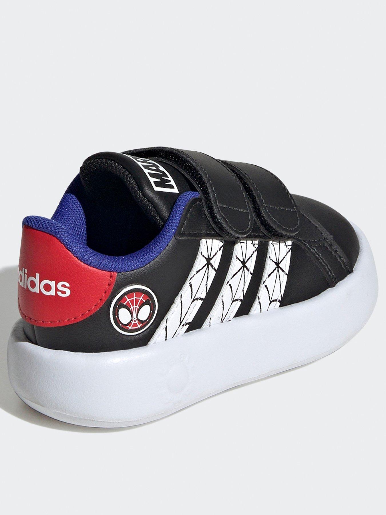 adidas-sportswear-infant-unisex-adidas-x-marvels-spider-man-grand-court-shoes-kids-blackback