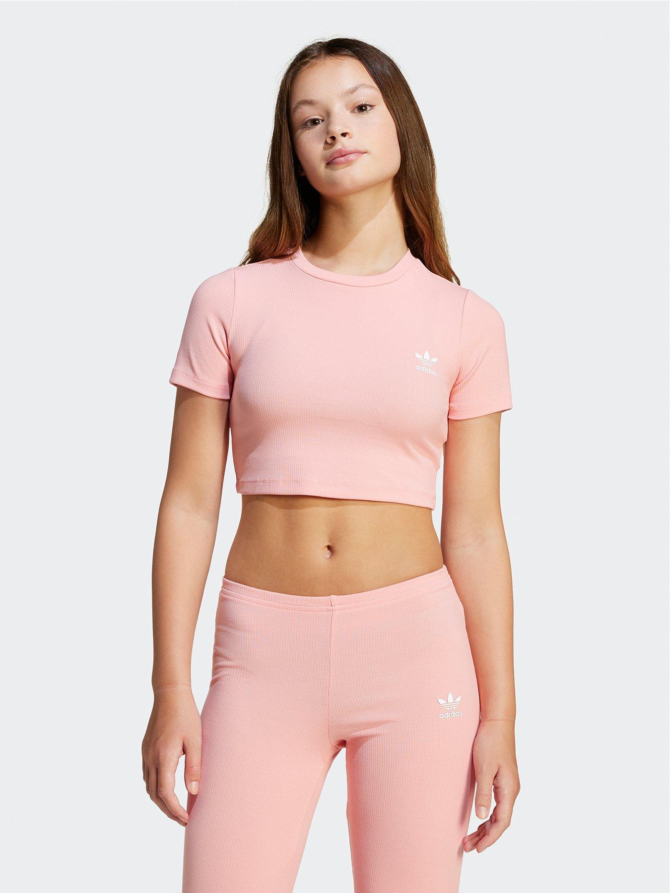 adidas-originals-junior-girls-ribbed-crop-tee-pink