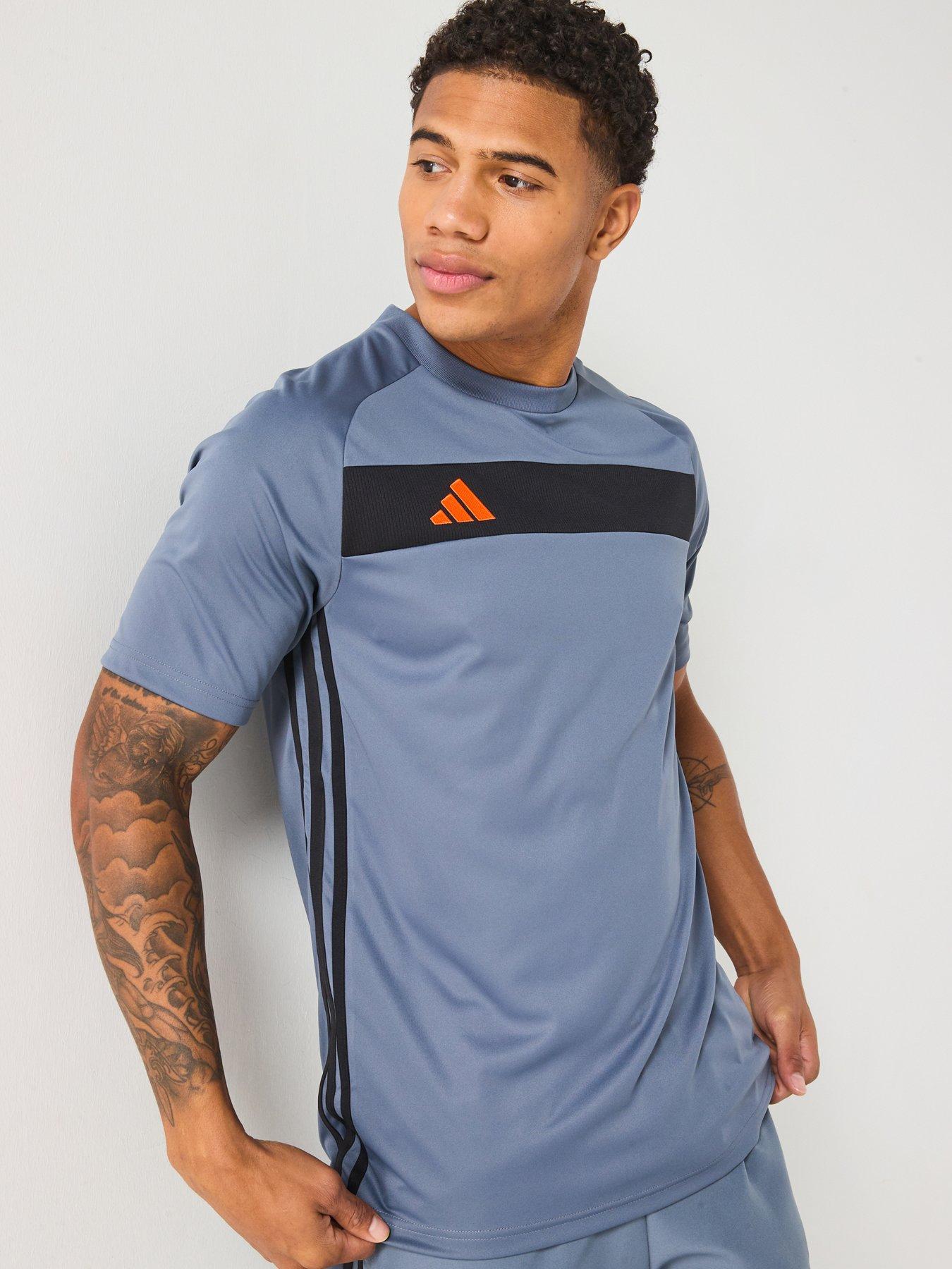 adidas-mens-tiro-essentials-tee-greyorange