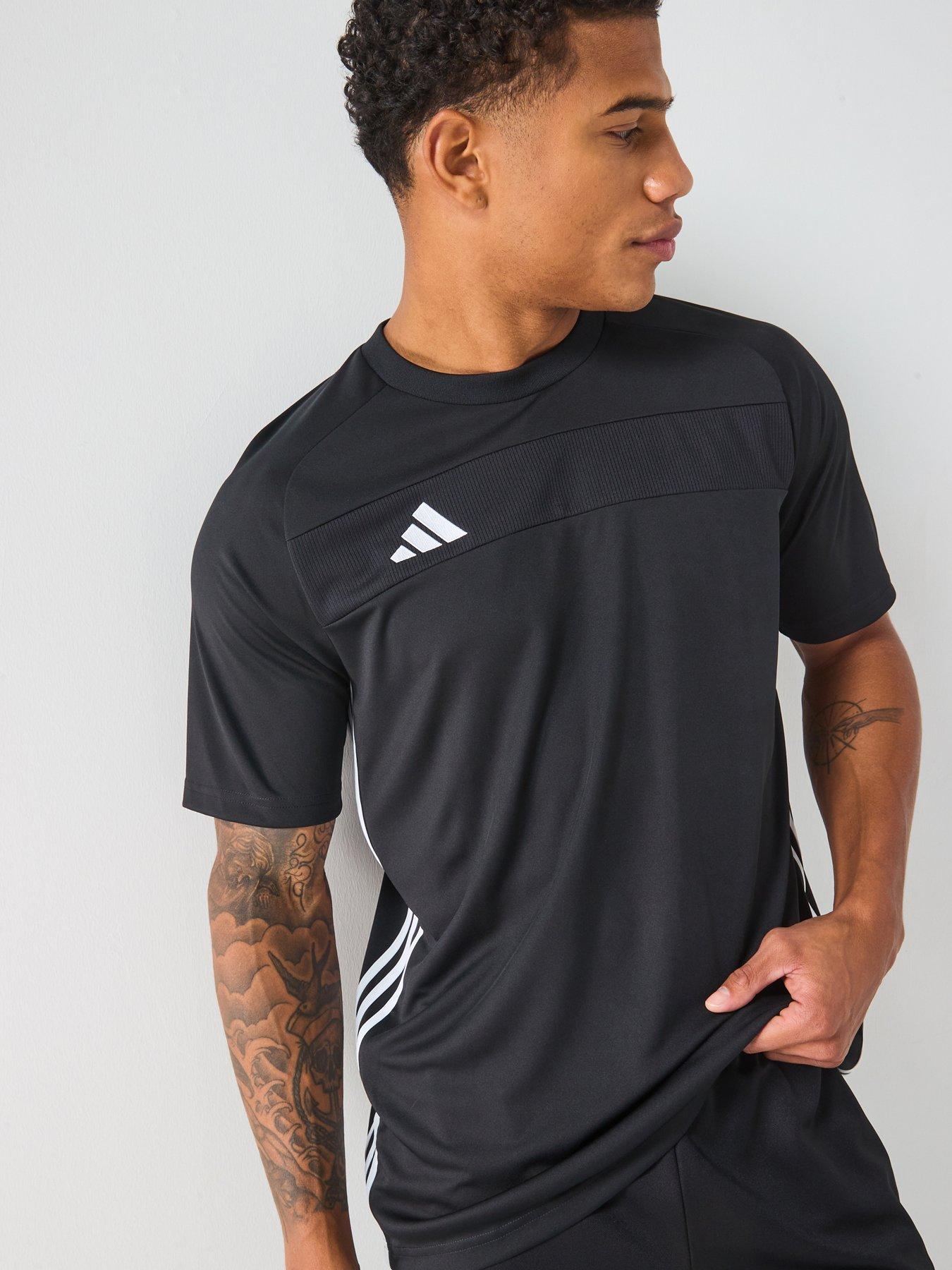 Image 4 of 6 of adidas Mens Tiro Essentials T-Shirt - Black