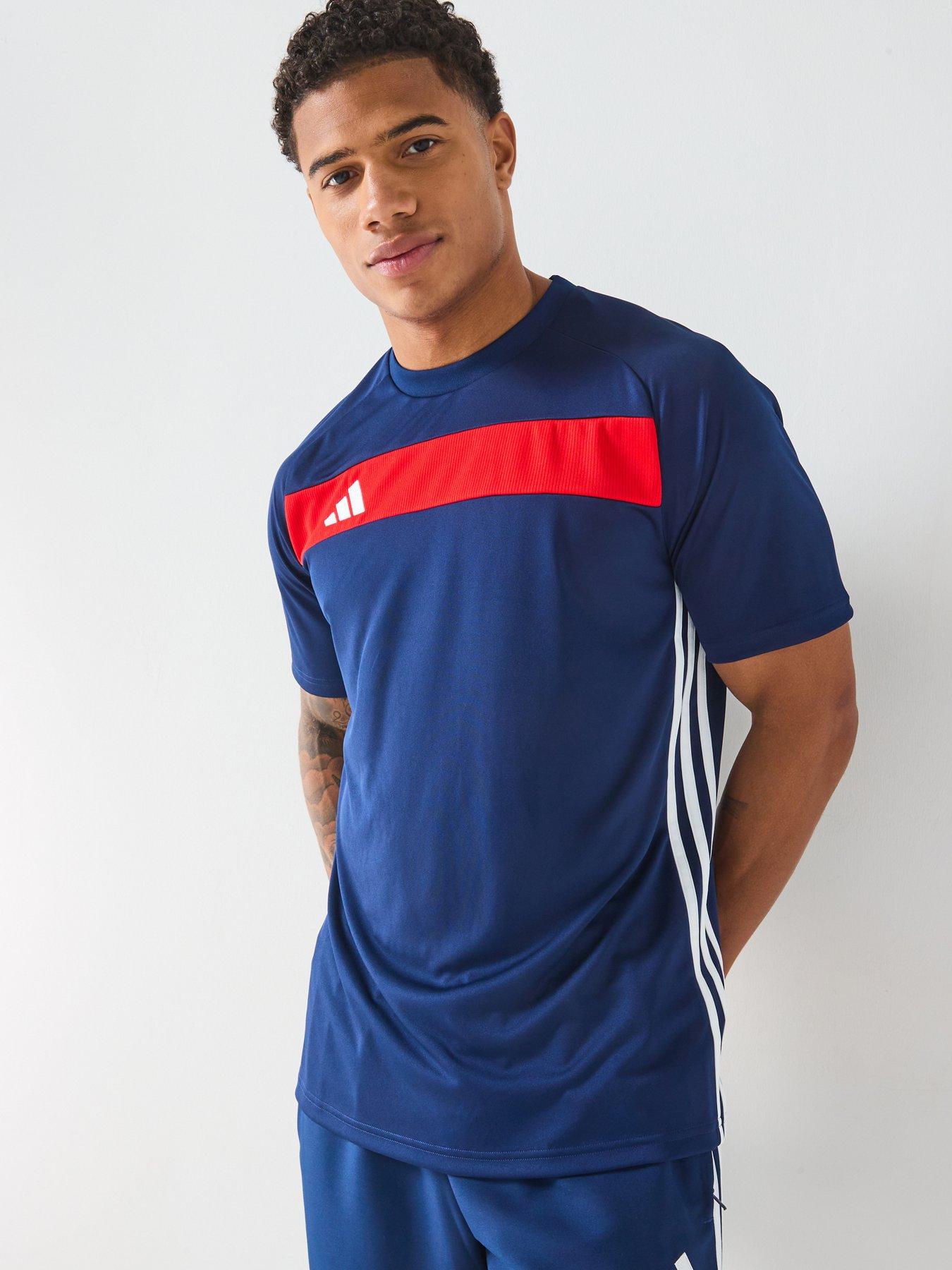 Image 1 of 6 of adidas Mens Tiro Essentials Tee - Navy