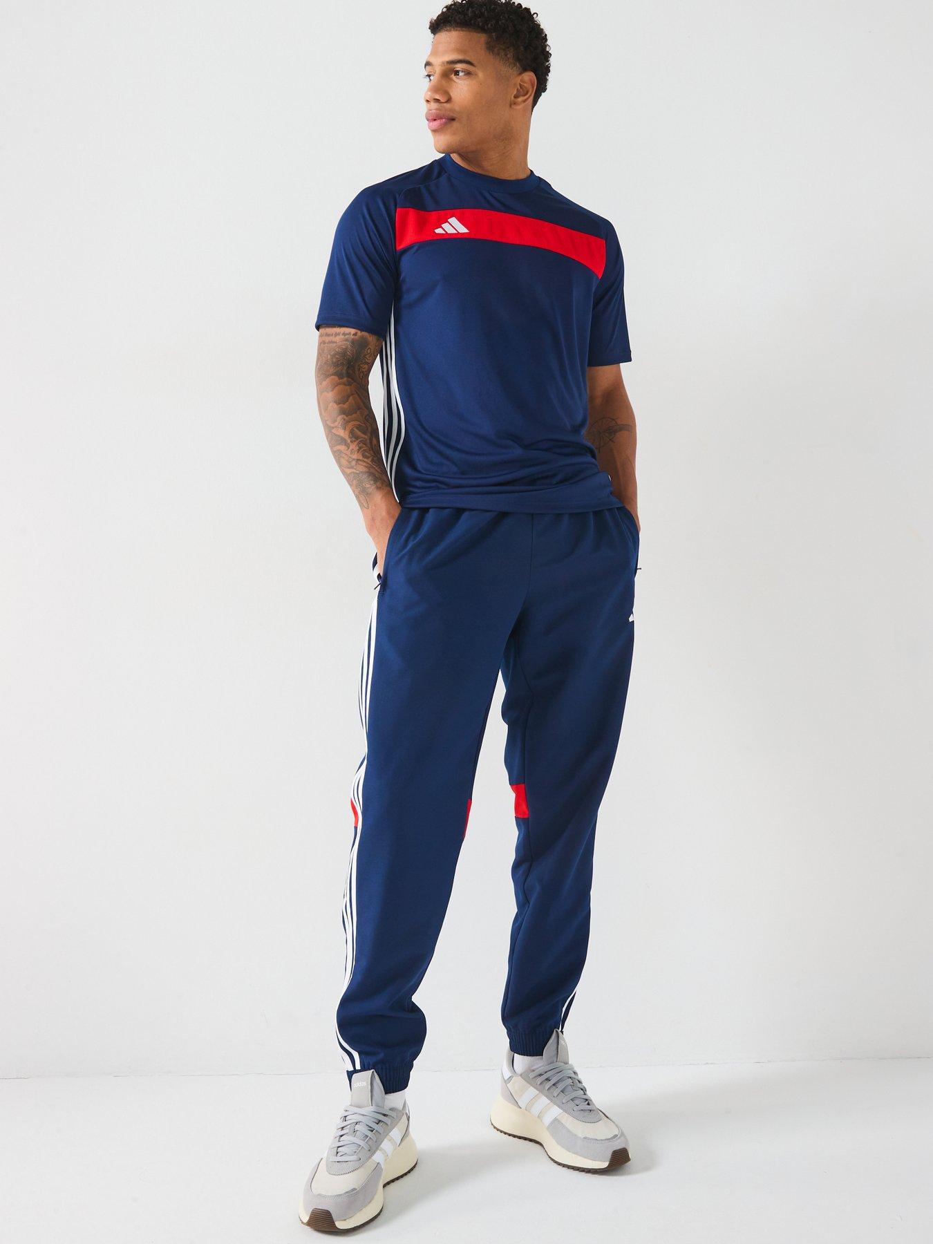 Image 3 of 6 of adidas Mens Tiro Essentials Tee - Navy