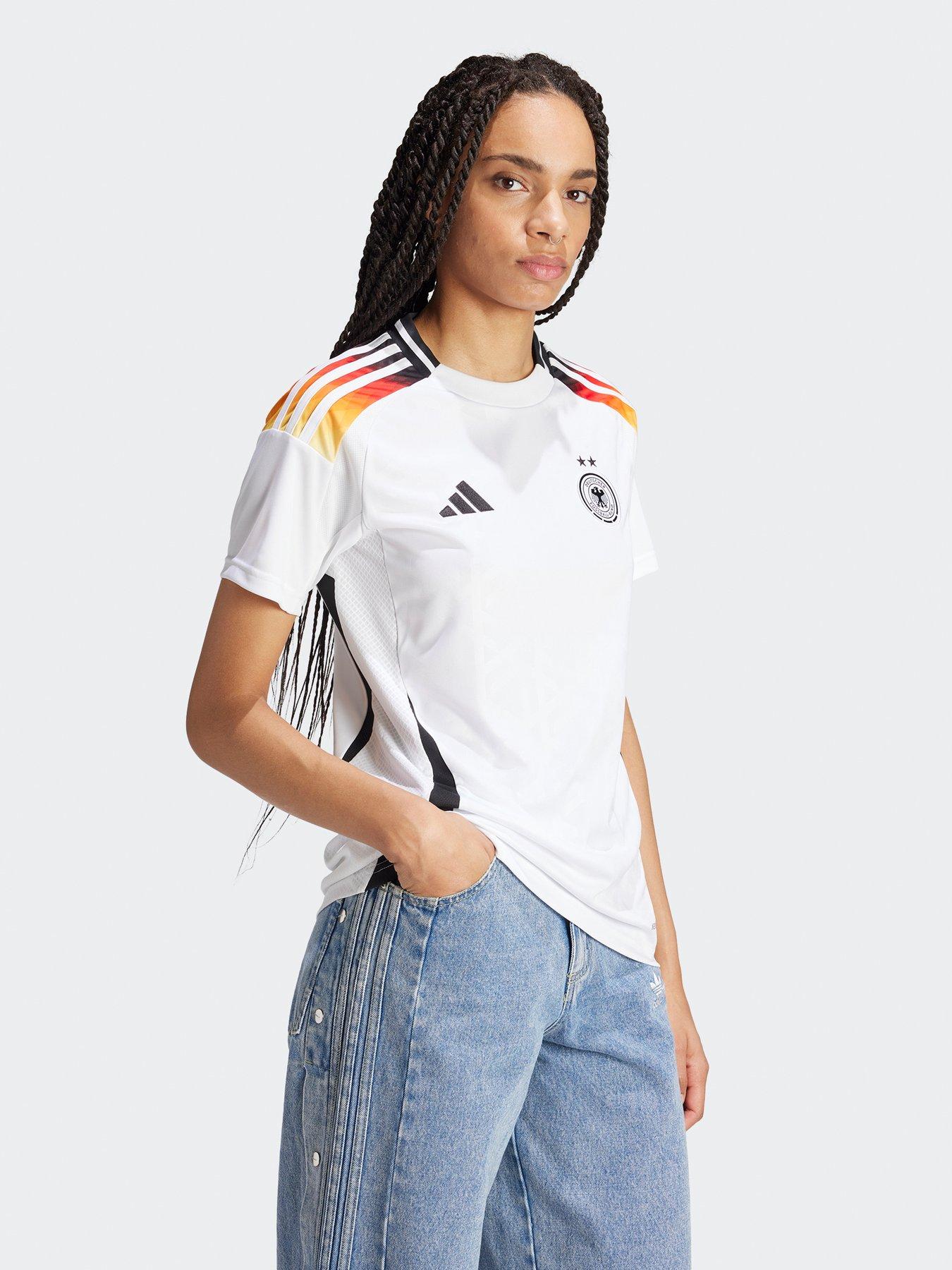 Image 2 of 5 of adidas Womens Germany 2025 Home Shirt - White