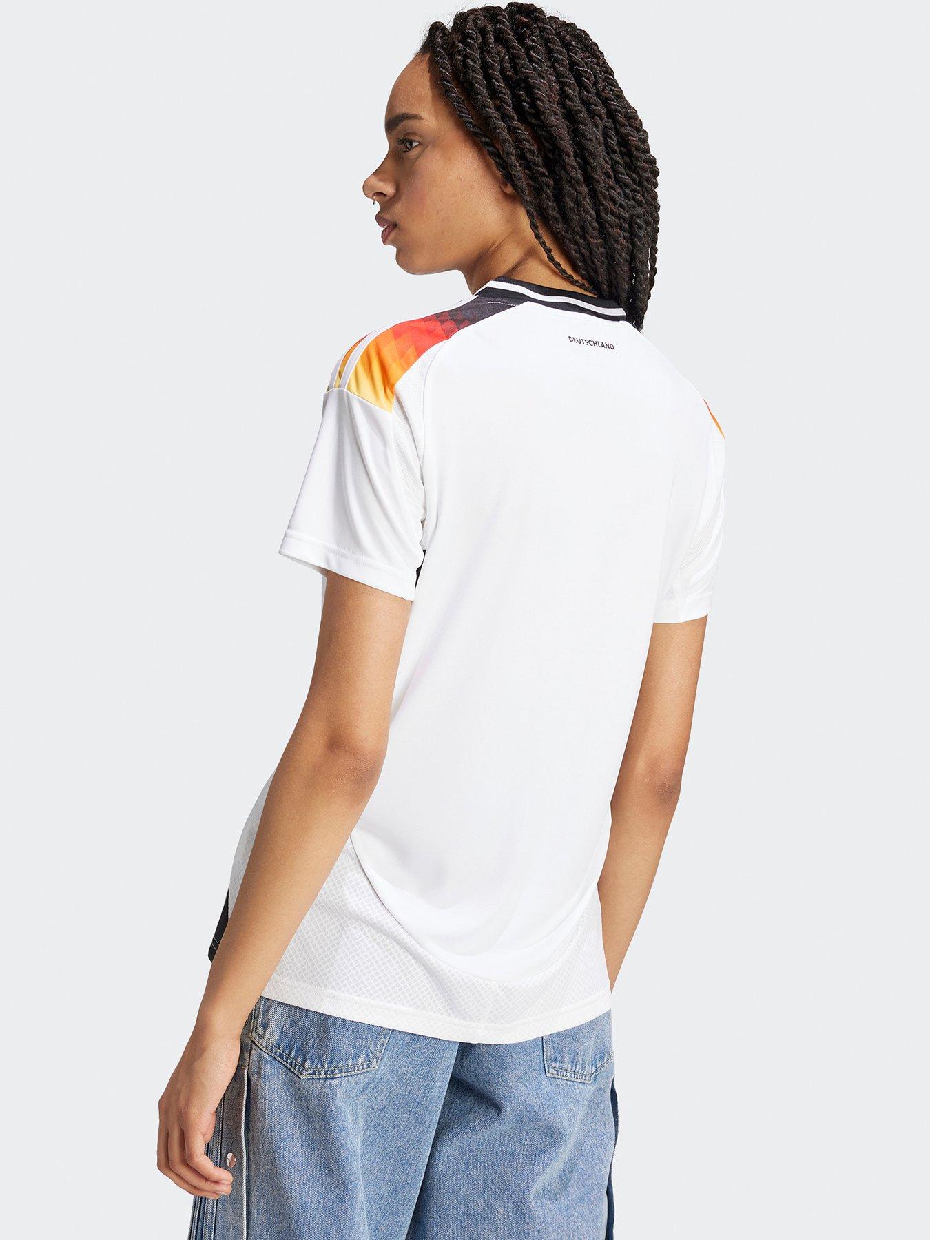 Image 3 of 5 of adidas Womens Germany 2025 Home Shirt - White