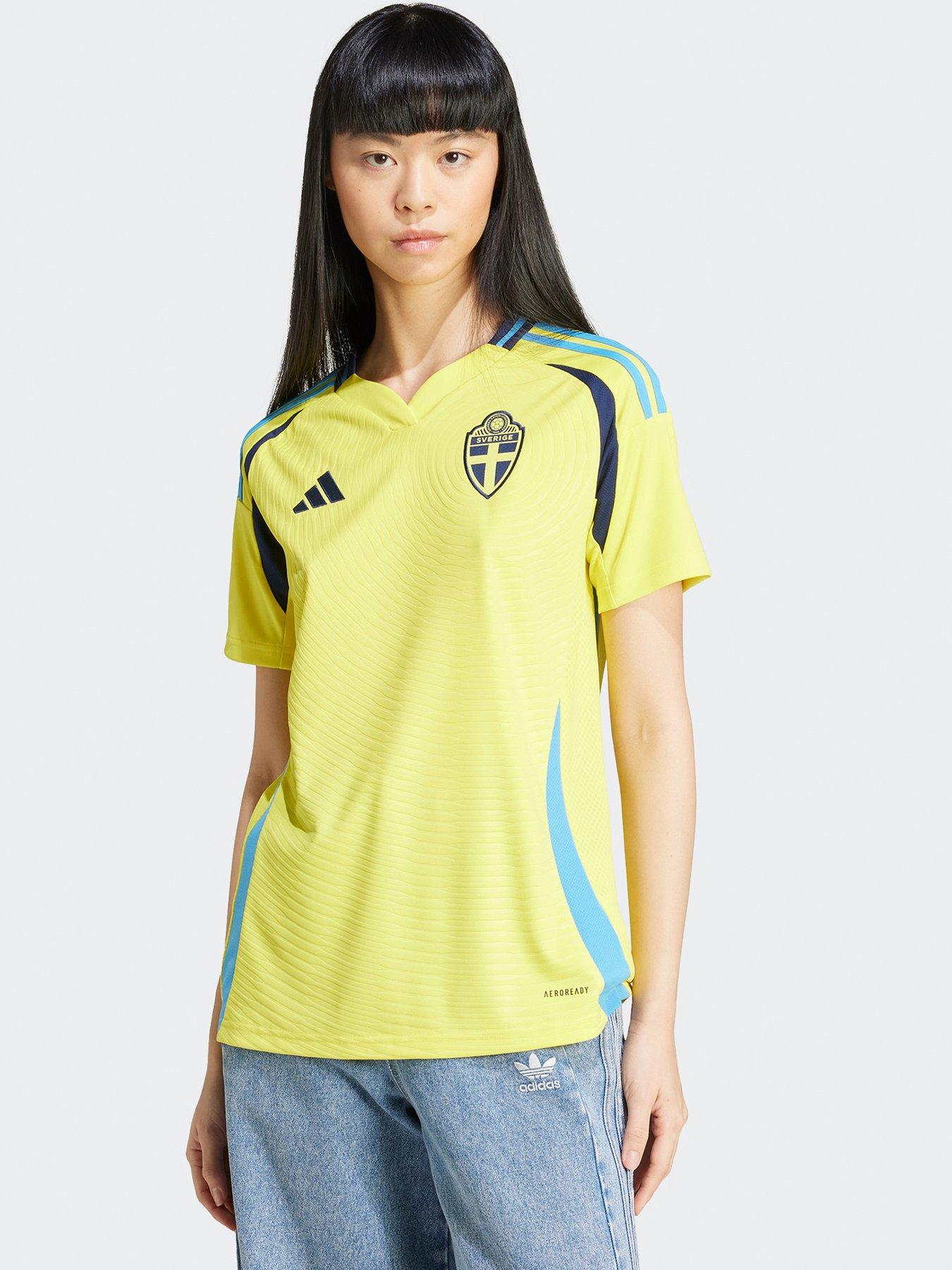 Image of adidas Womens Sweden 2025 Home Shirt - Yellow