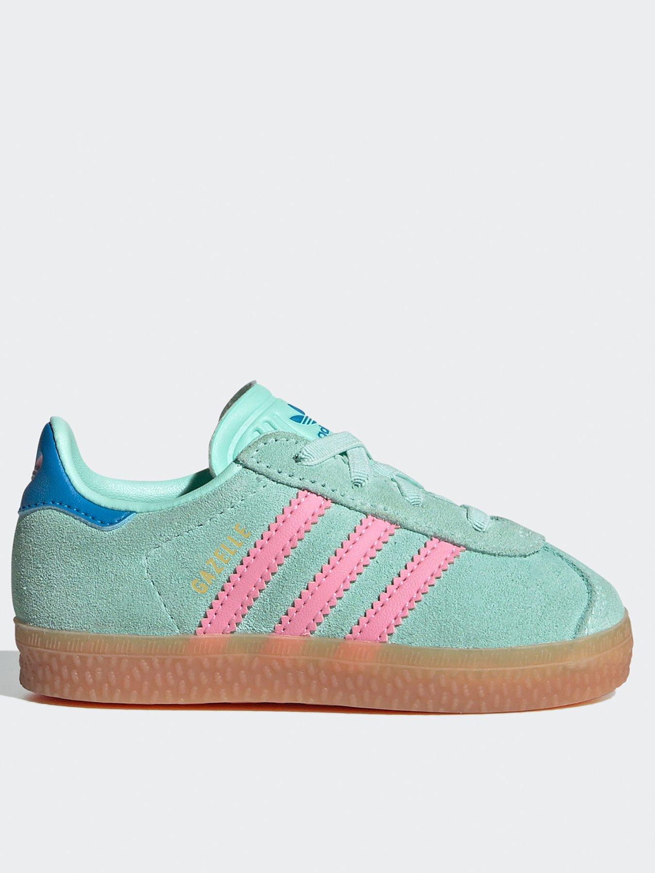 Image 1 of 6 of adidas Originals Infant Unisex Gazelle Comfort Closure Elastic Laces Shoes Kids - Green