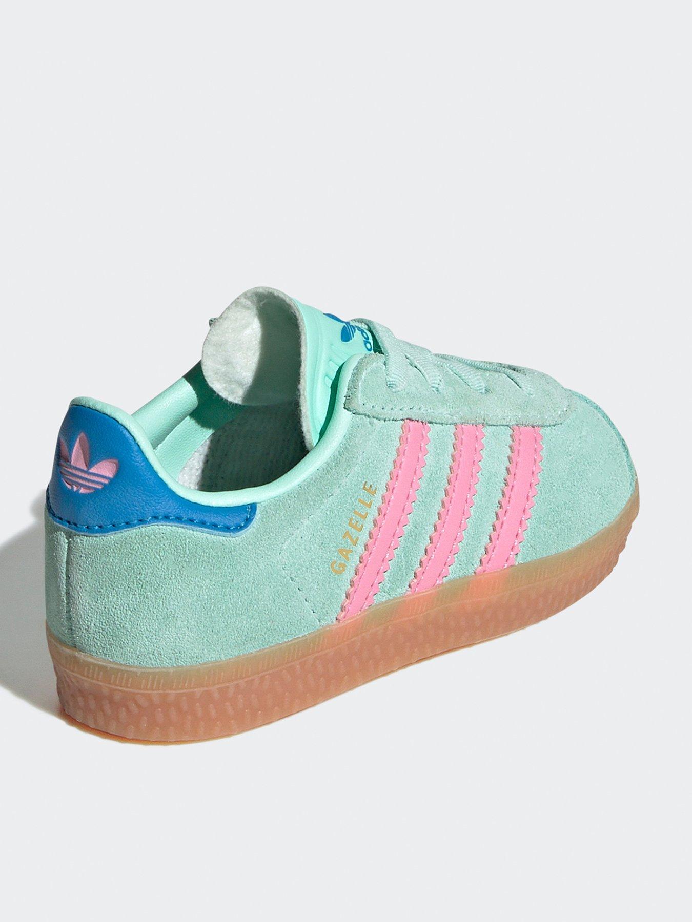 Image 3 of 6 of adidas Originals Infant Unisex Gazelle Comfort Closure Elastic Laces Shoes Kids - Green