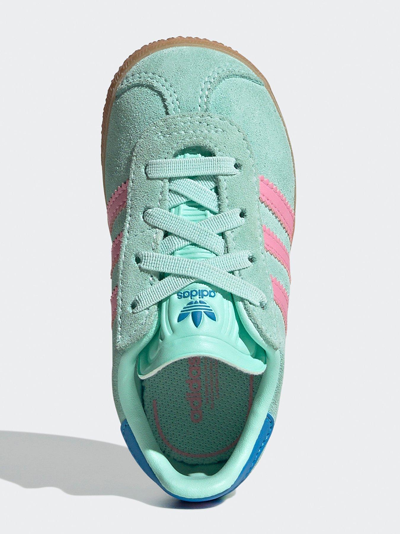 Image 4 of 6 of adidas Originals Infant Unisex Gazelle Comfort Closure Elastic Laces Shoes Kids - Green
