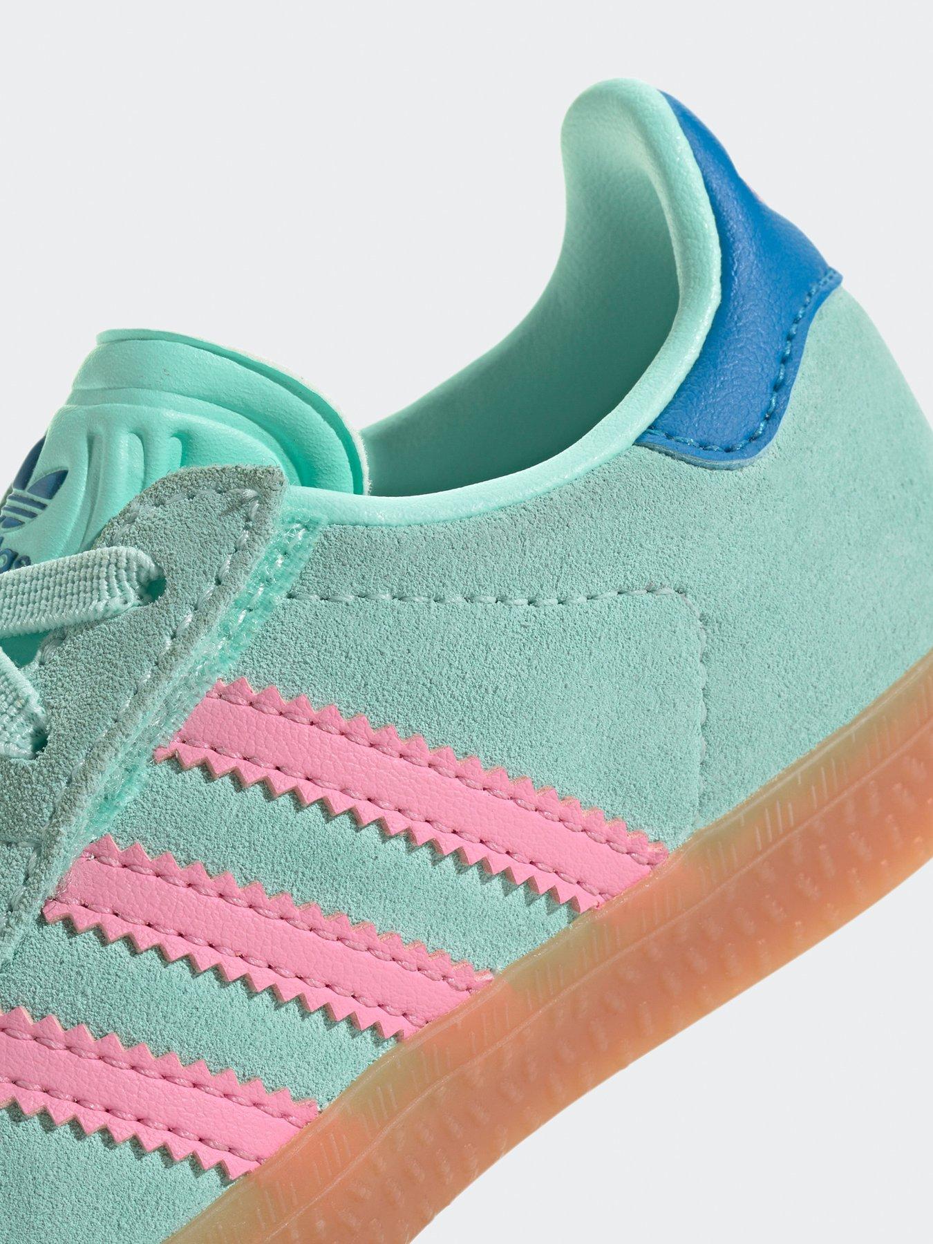 Image 6 of 6 of adidas Originals Infant Unisex Gazelle Comfort Closure Elastic Laces Shoes Kids - Green