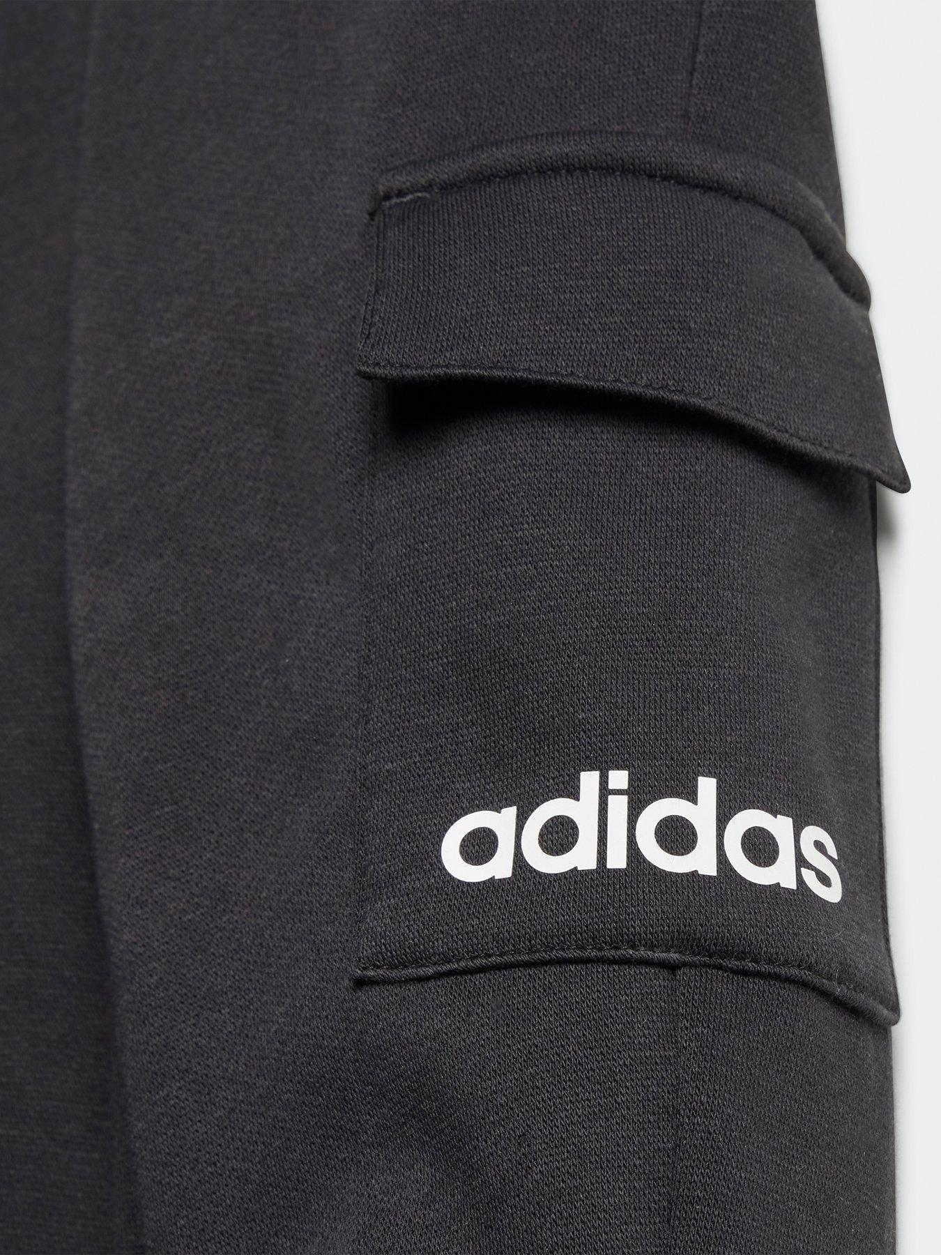 Image 5 of 5 of adidas Sportswear Infant Unisex Essentials Crew And Joggers Set Kids - Black