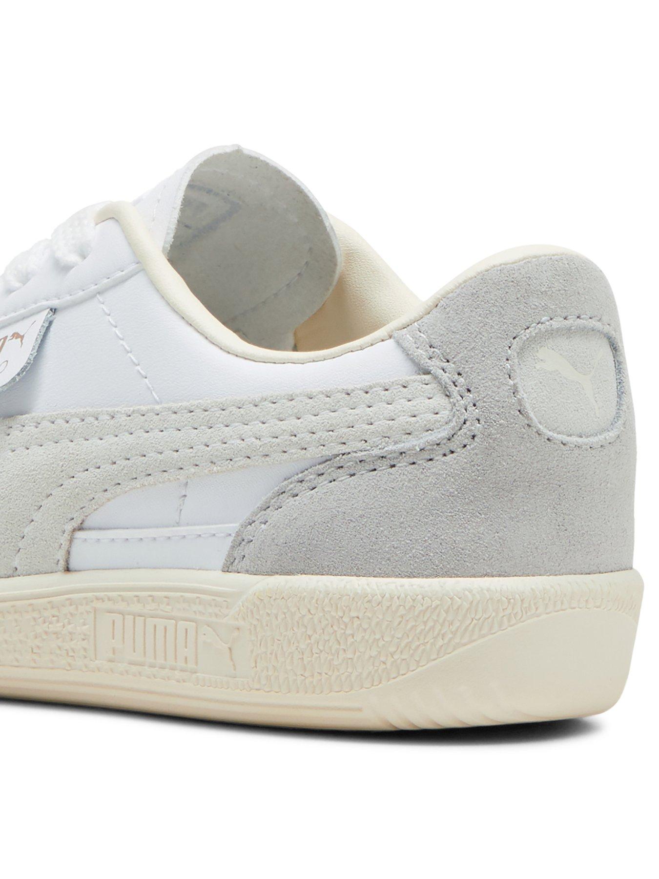 Image 3 of 6 of Puma Kids Unisex Palermo Leather - Silver/White