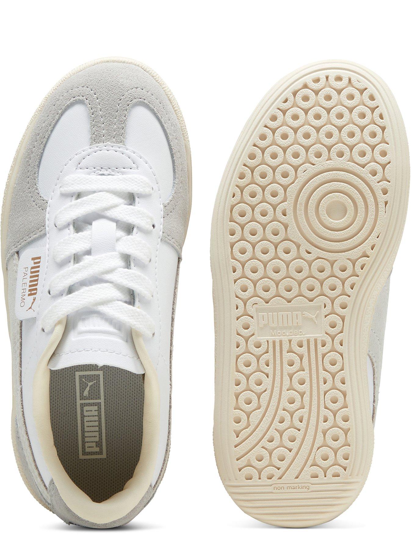 Image 5 of 6 of Puma Kids Unisex Palermo Leather - Silver/White