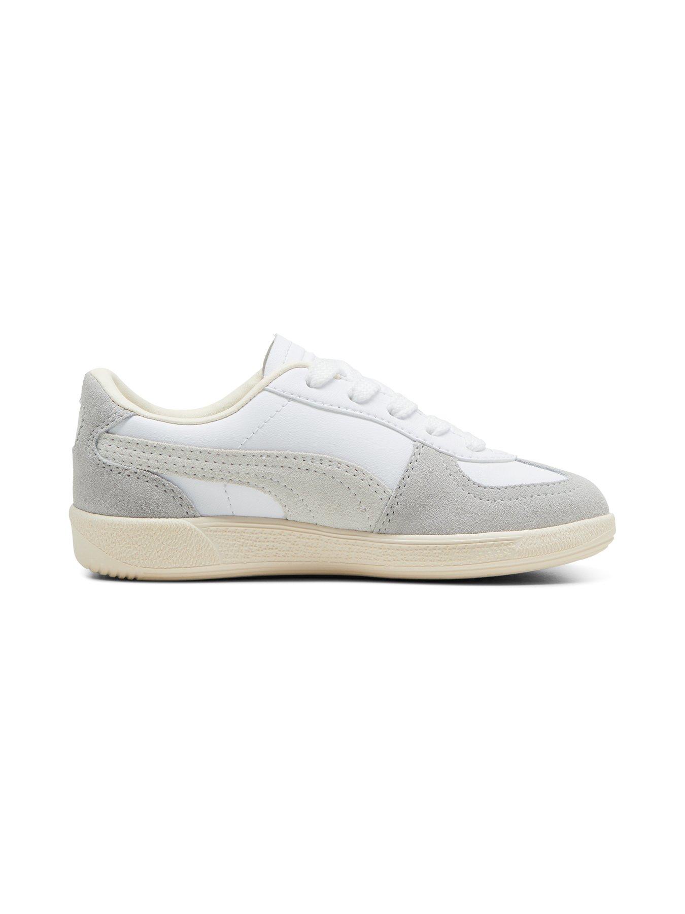Image 6 of 6 of Puma Kids Unisex Palermo Leather - Silver/White