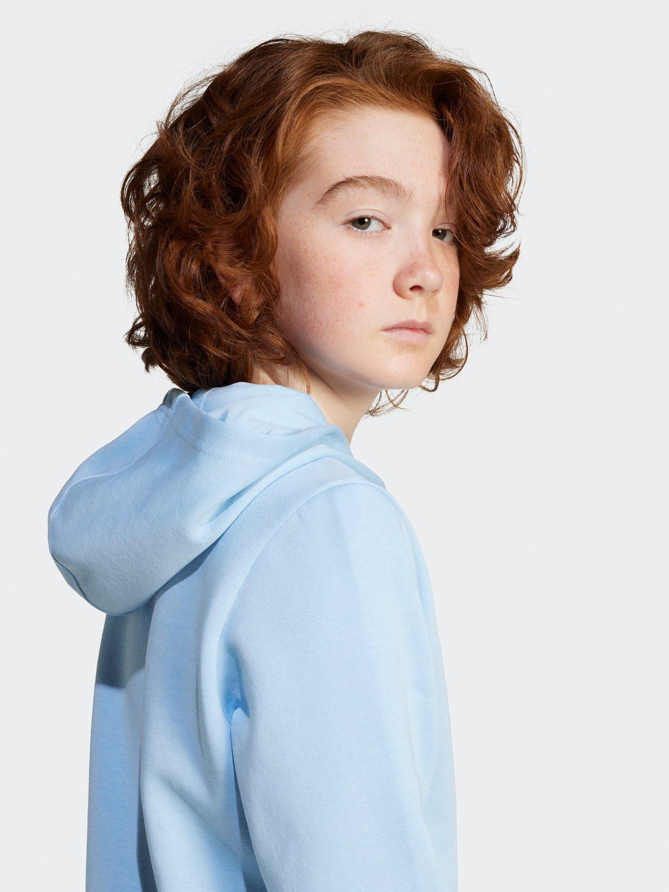 Image 5 of 5 of adidas Originals Junior Boys Hoodie  - Blue
