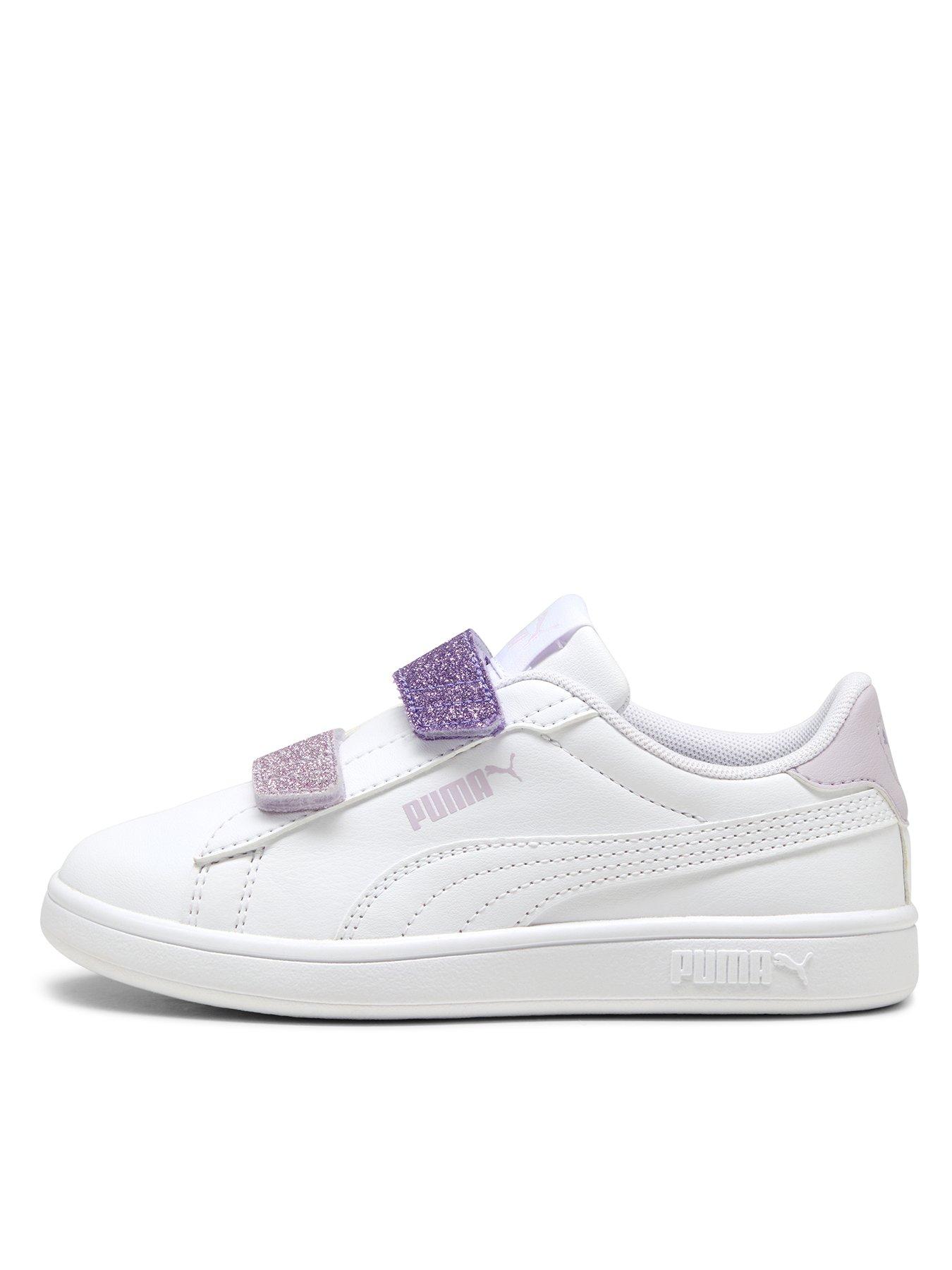 puma-kids-girls-smash-30-glitter-velcro-purplewhite