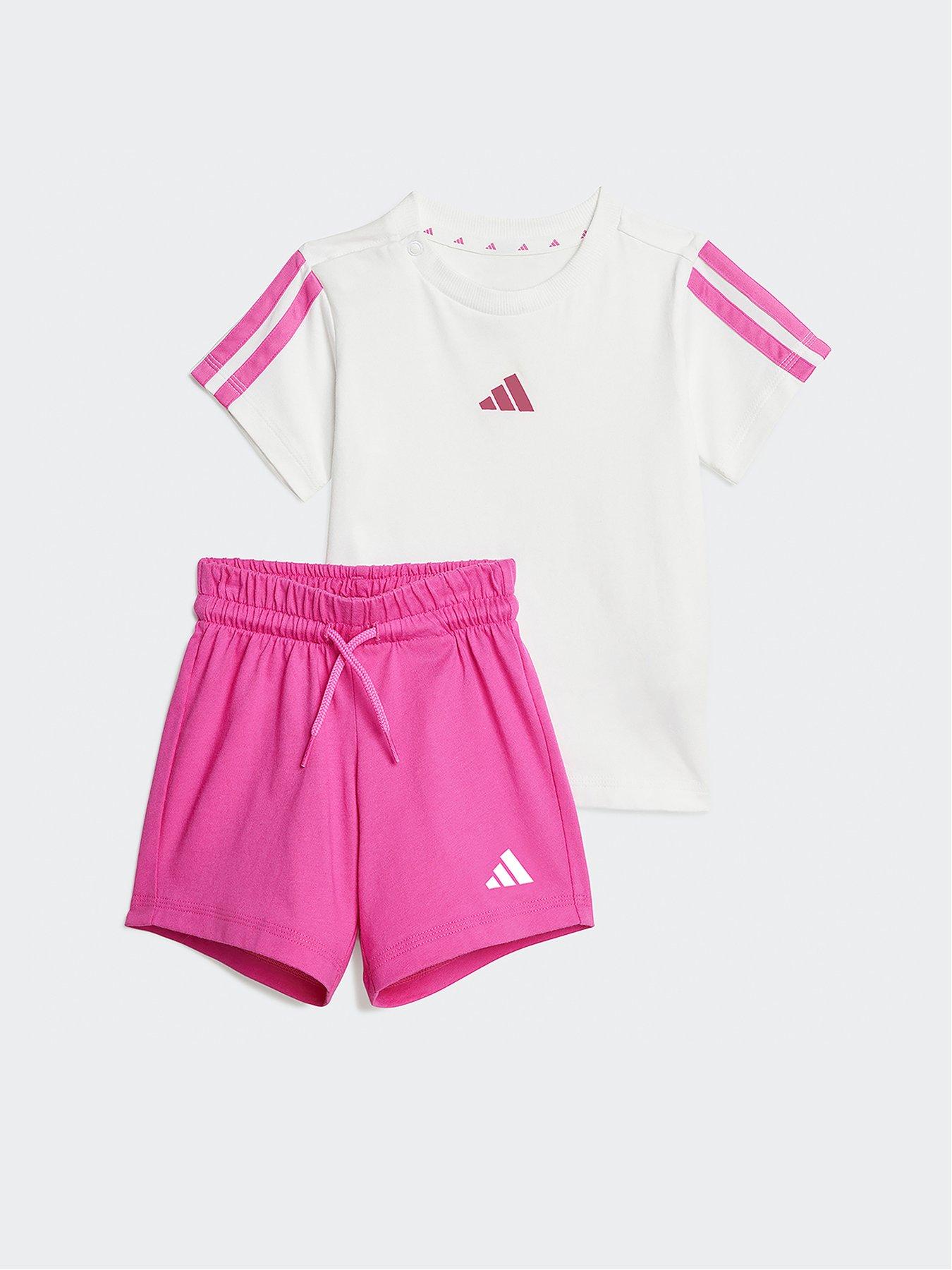 undefined Infant Unisex Essentials Tee Set Kids - White