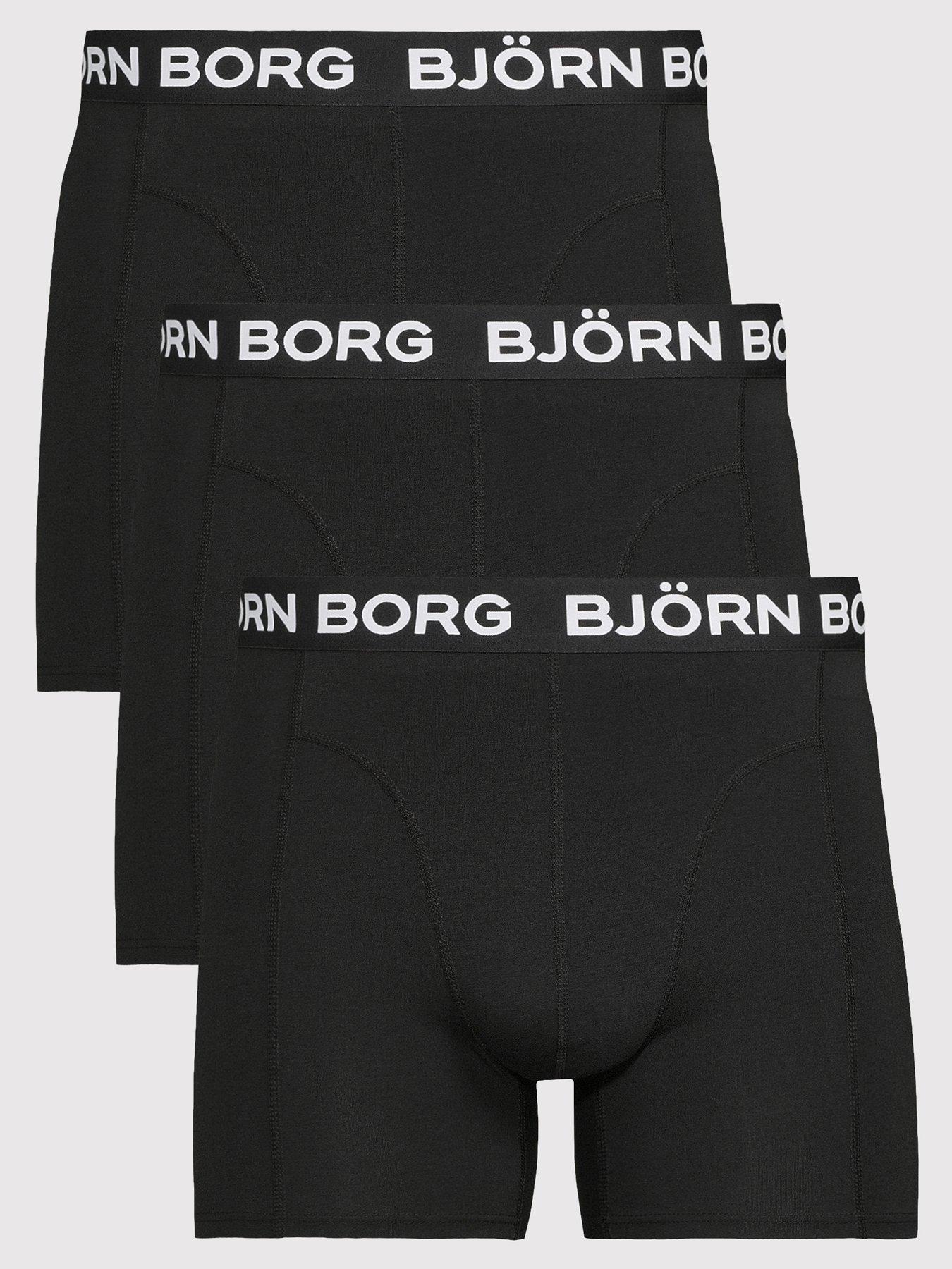 Bjorn Borg Bamboo Cotton Blend Boxer 3 Pack - Black