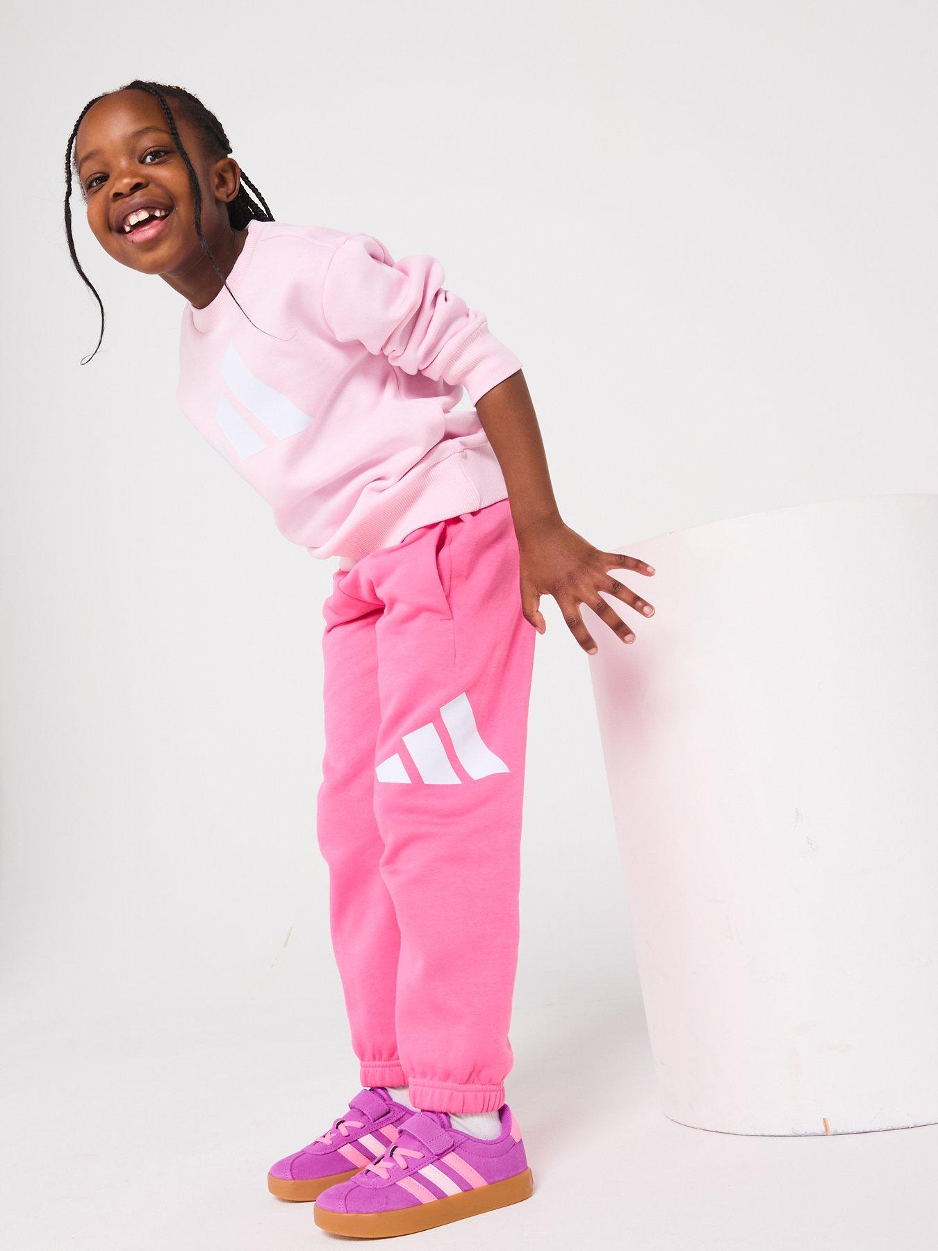 Image 5 of 6 of adidas Sportswear Kids Unisex Essentials Jogger Set - Pink
