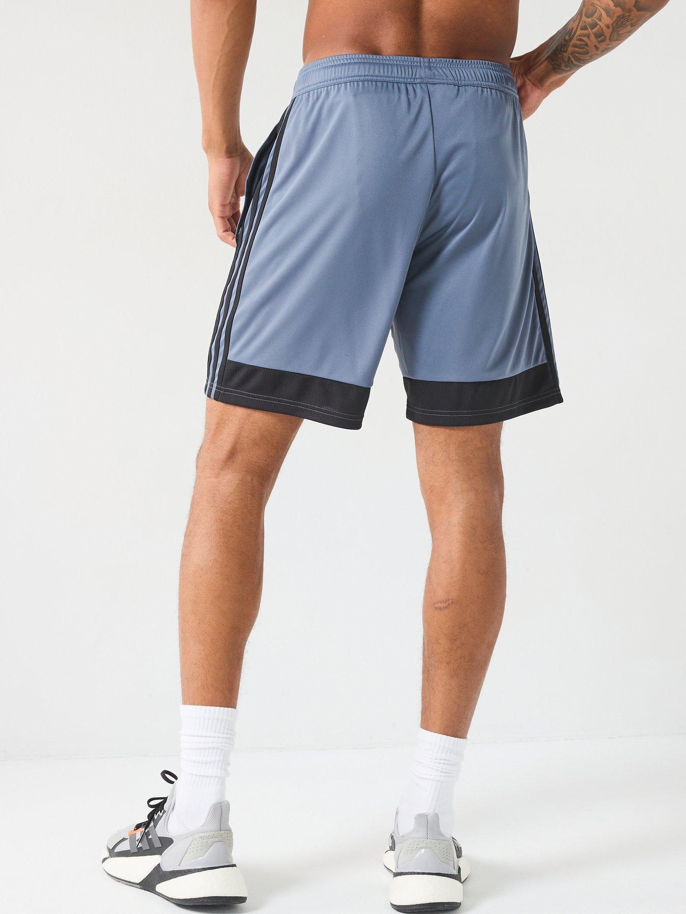 adidas-mens-tiro-essentials-short-greyorangestillFront