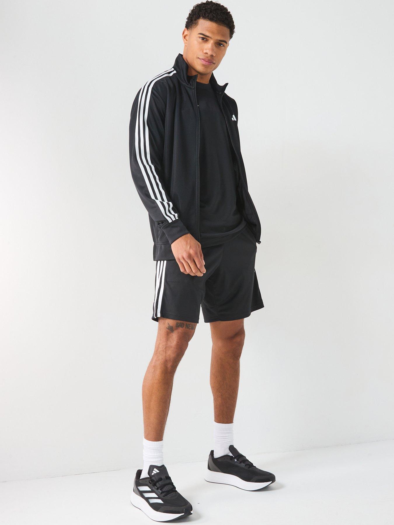 adidas-mens-tiro-essentials-short-blackwhiteoutfit