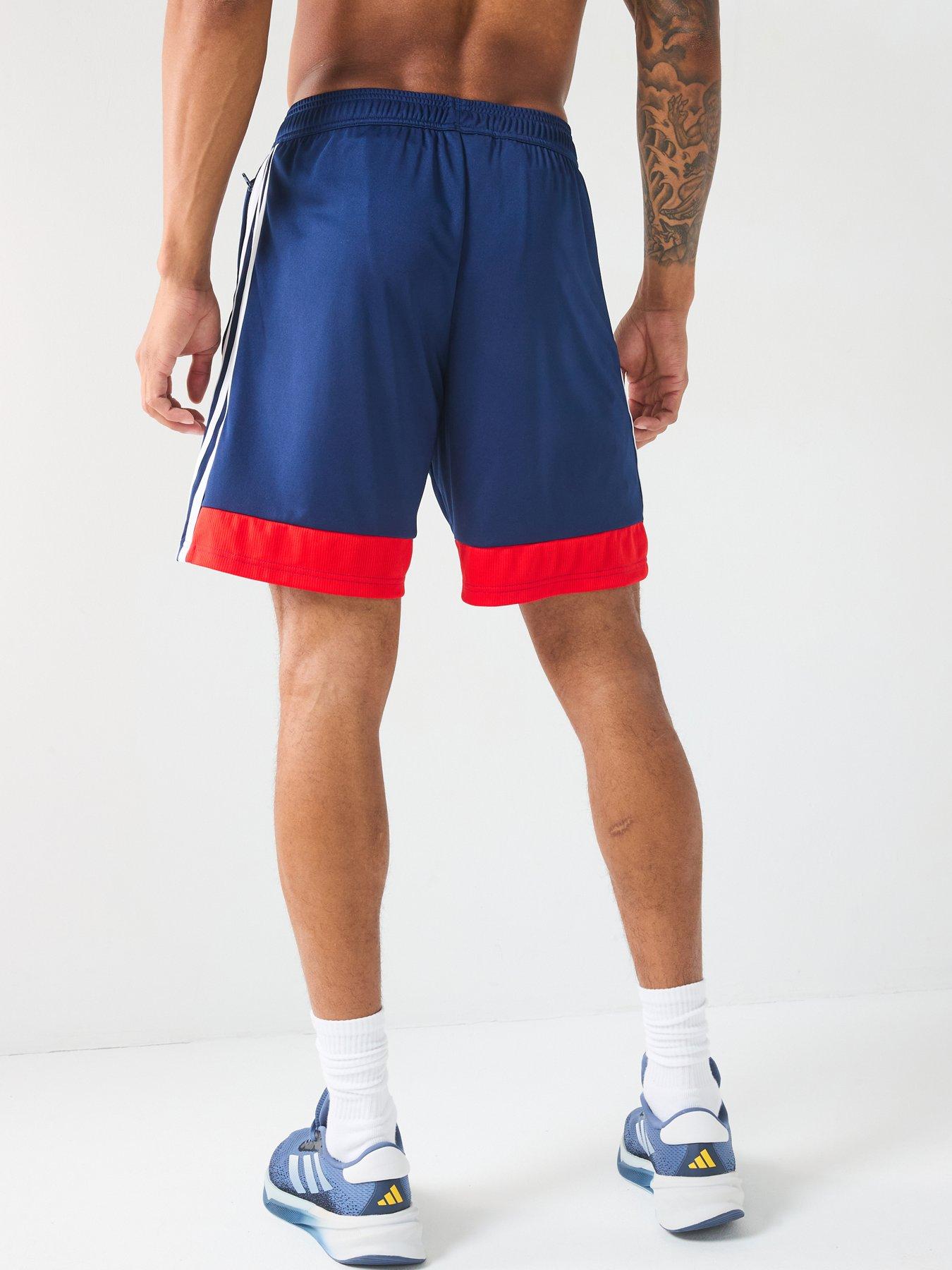 Image 2 of 6 of adidas Mens Tiro Essentials Short - Navy/red